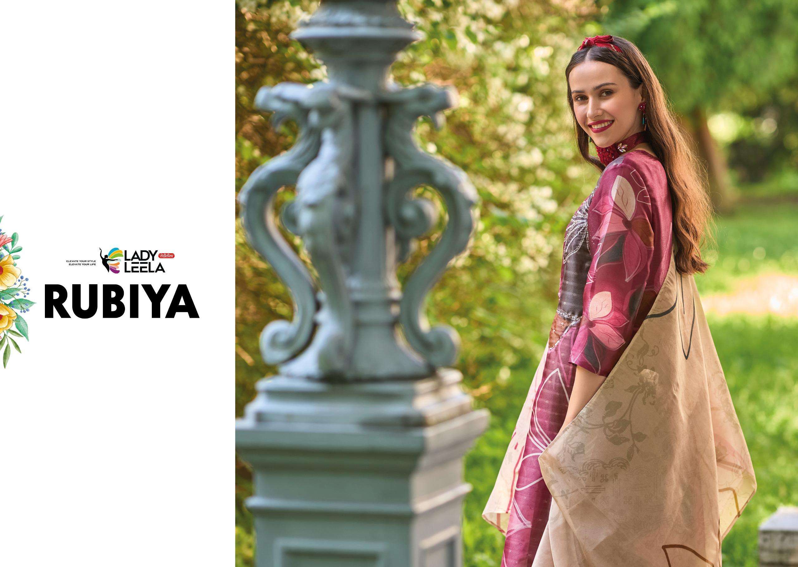 lady leela rubiya jequard exclusive look top bottom with dupatta catalog