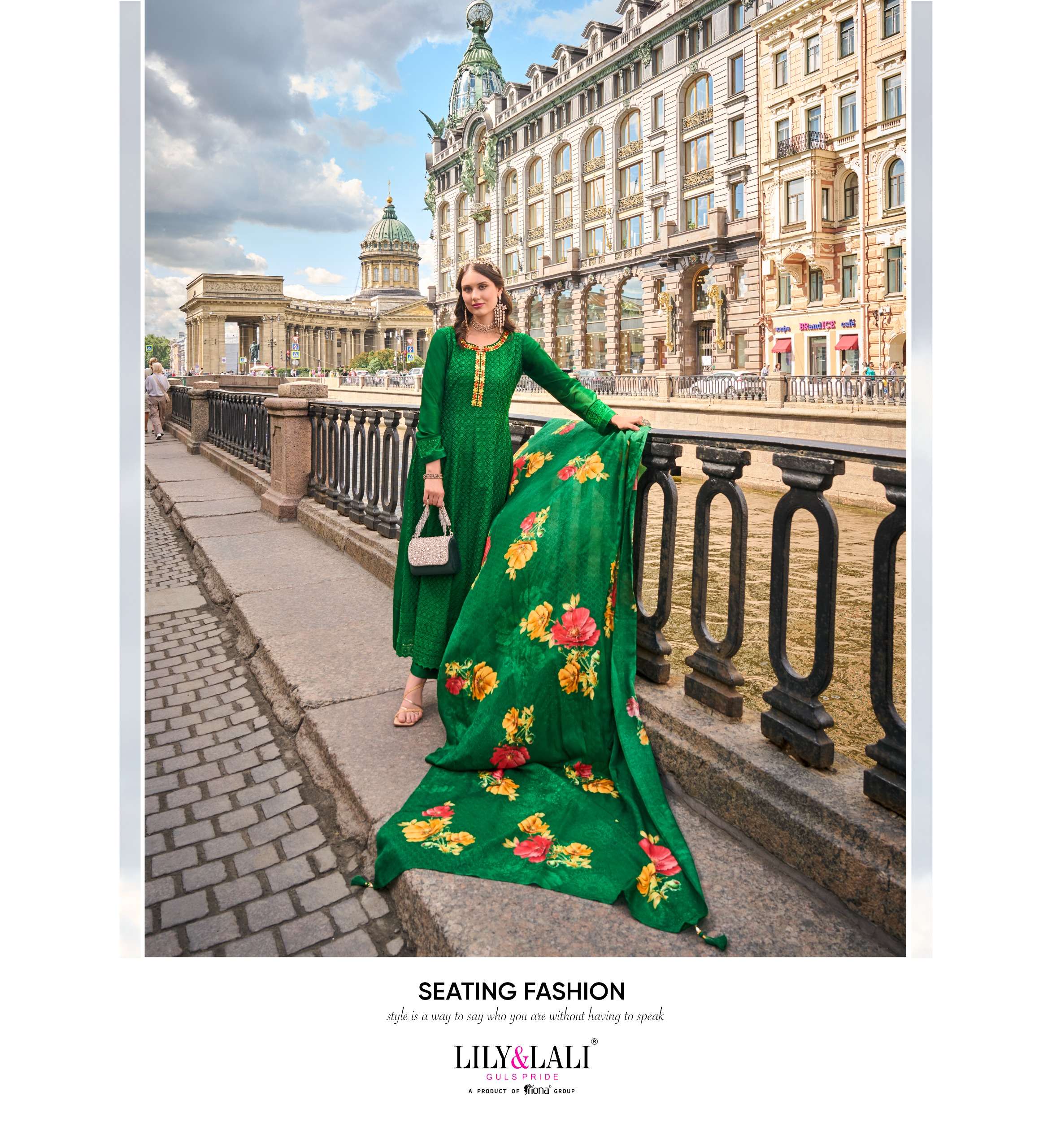 lily and lali alamzeb vichitra silk grace ful look top bottom with dupatta catalog