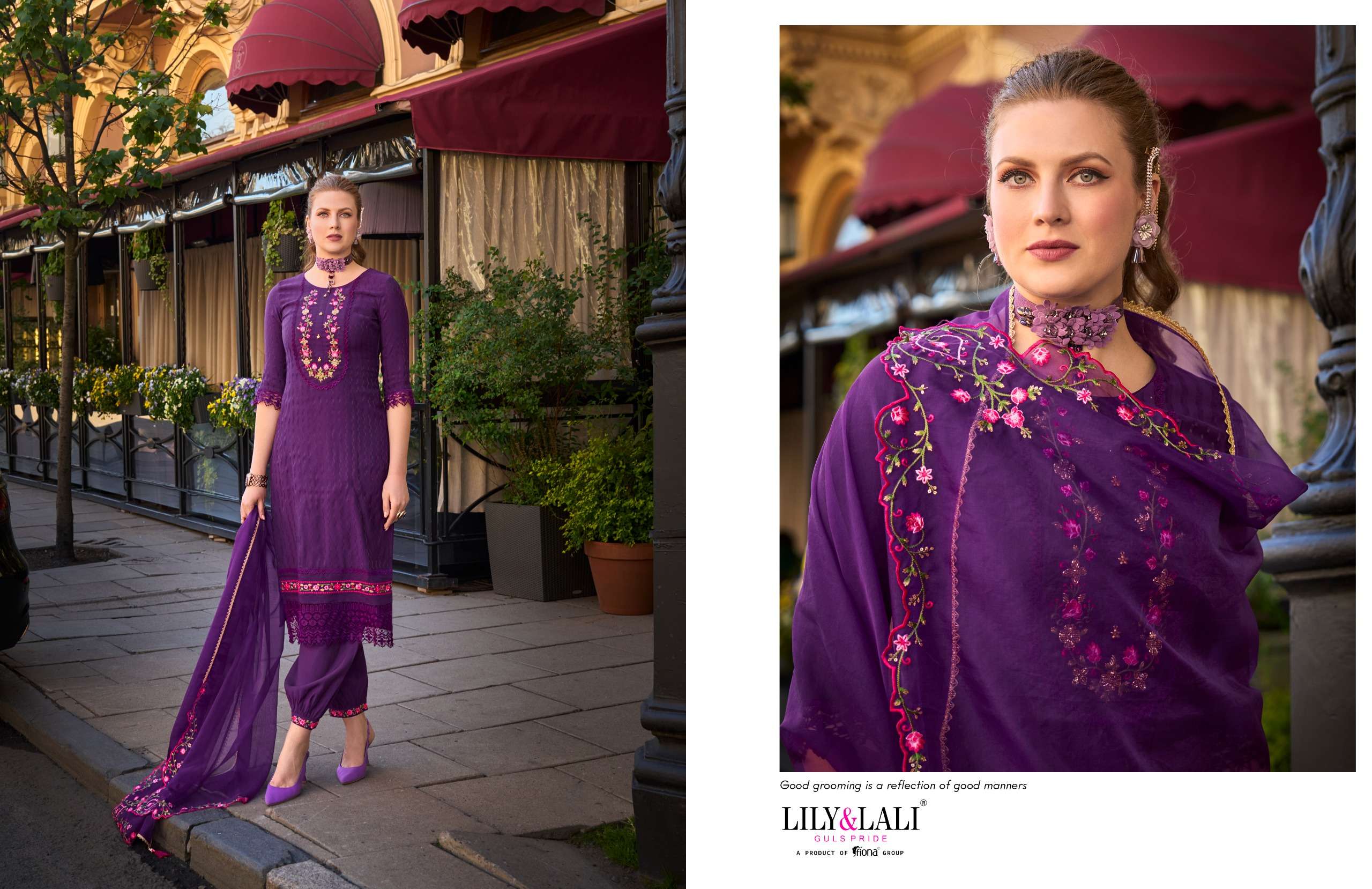 lily and lali mehwish jacquard new nad modern look top bottm with dupatta catalog