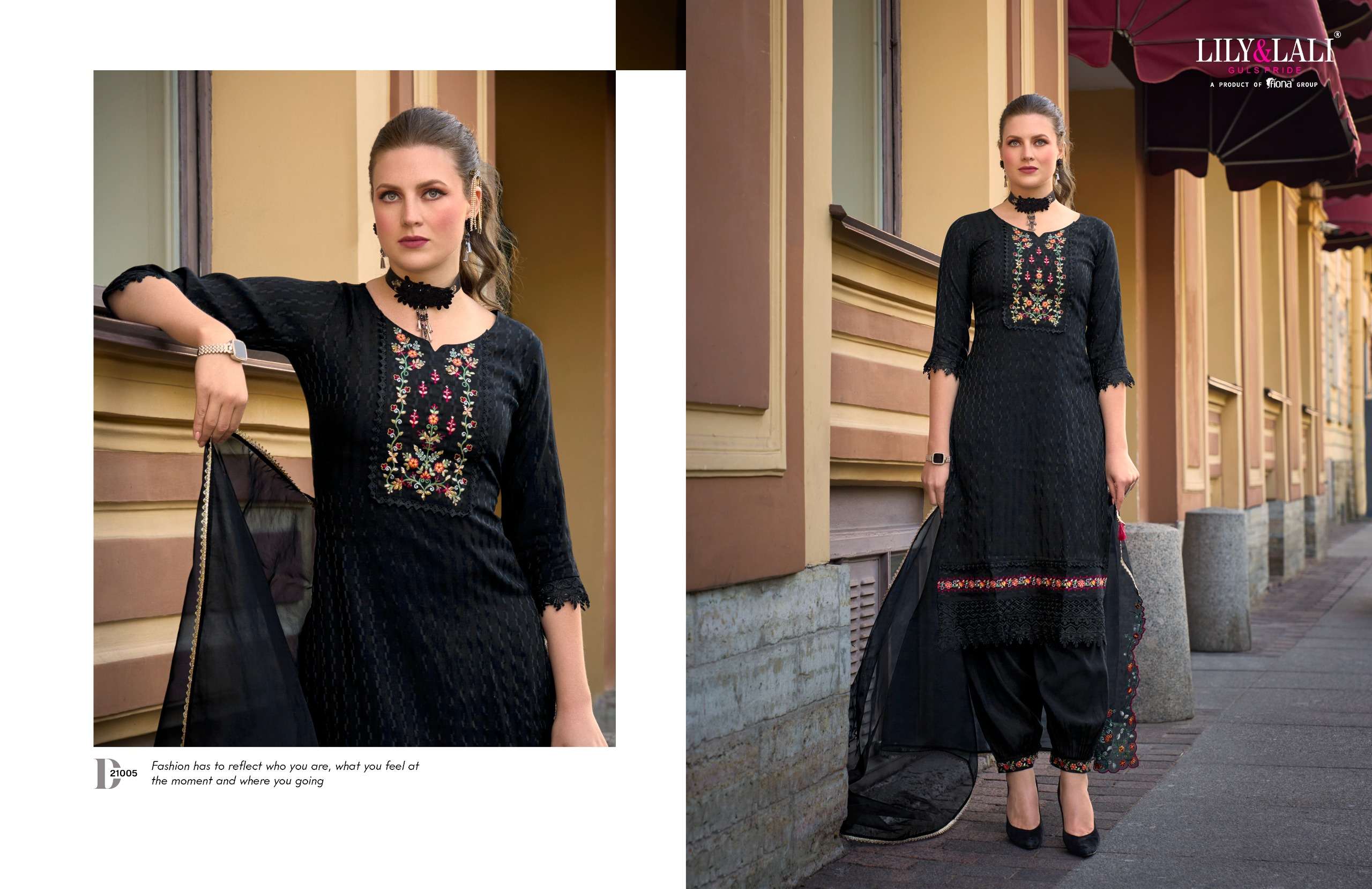 lily and lali mehwish jacquard new nad modern look top bottm with dupatta catalog