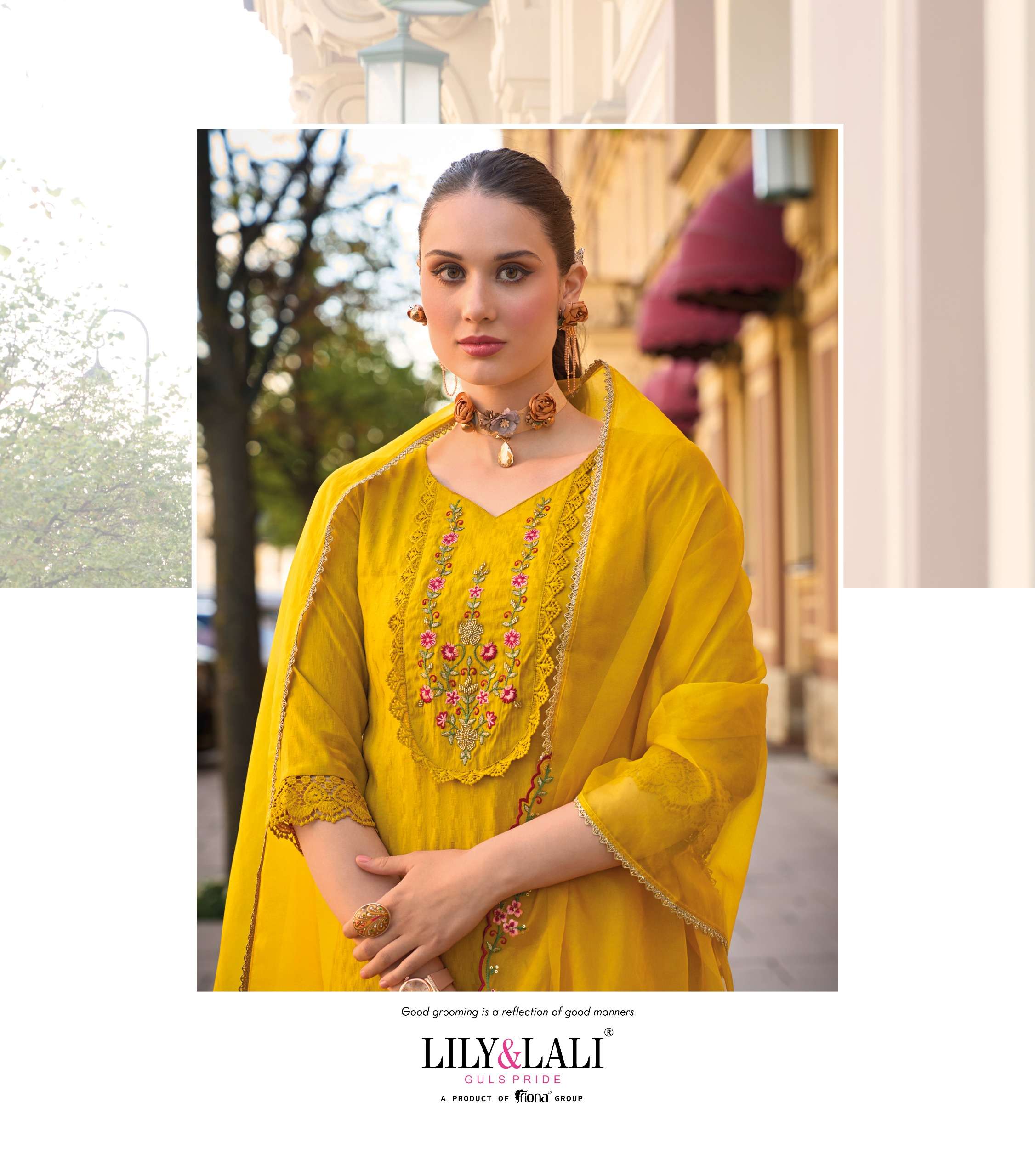 lily and lali mehwish jacquard new nad modern look top bottm with dupatta catalog