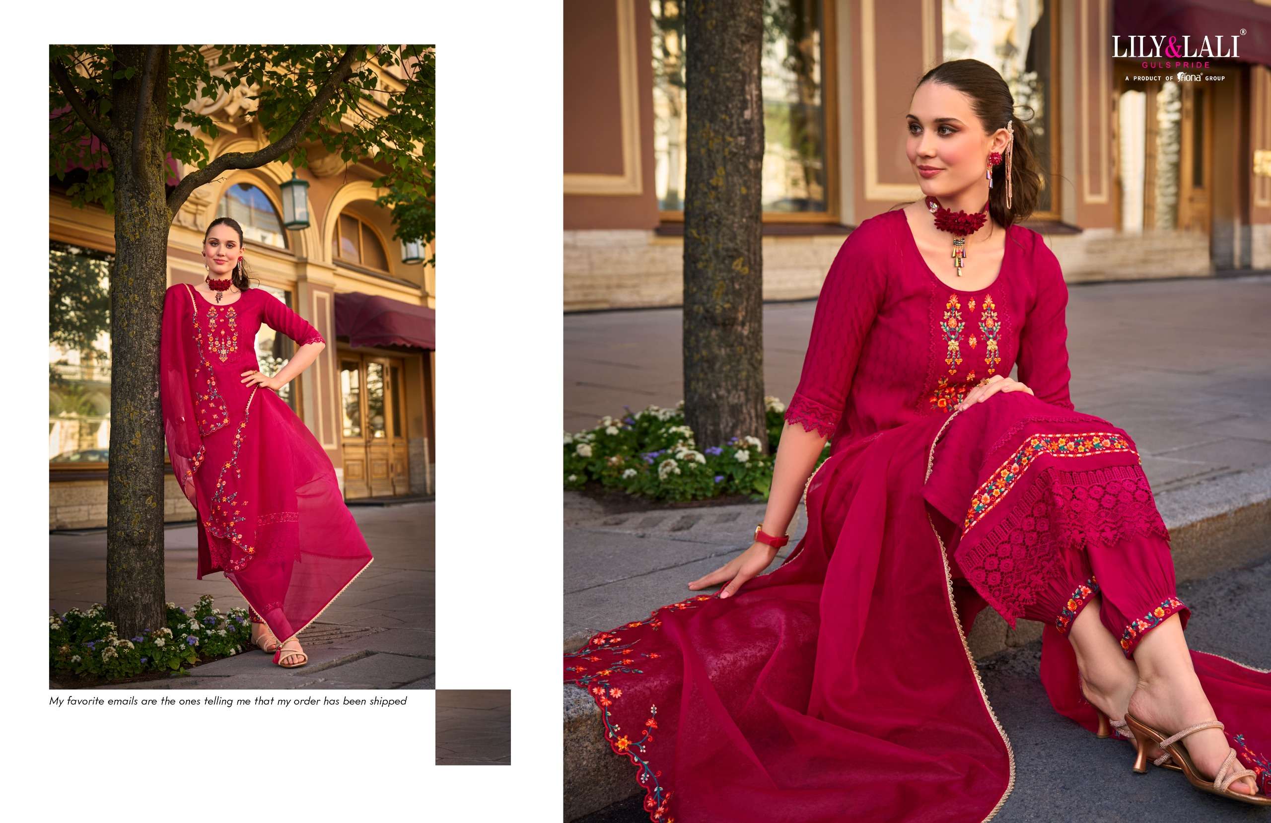 lily and lali mehwish jacquard new nad modern look top bottm with dupatta catalog