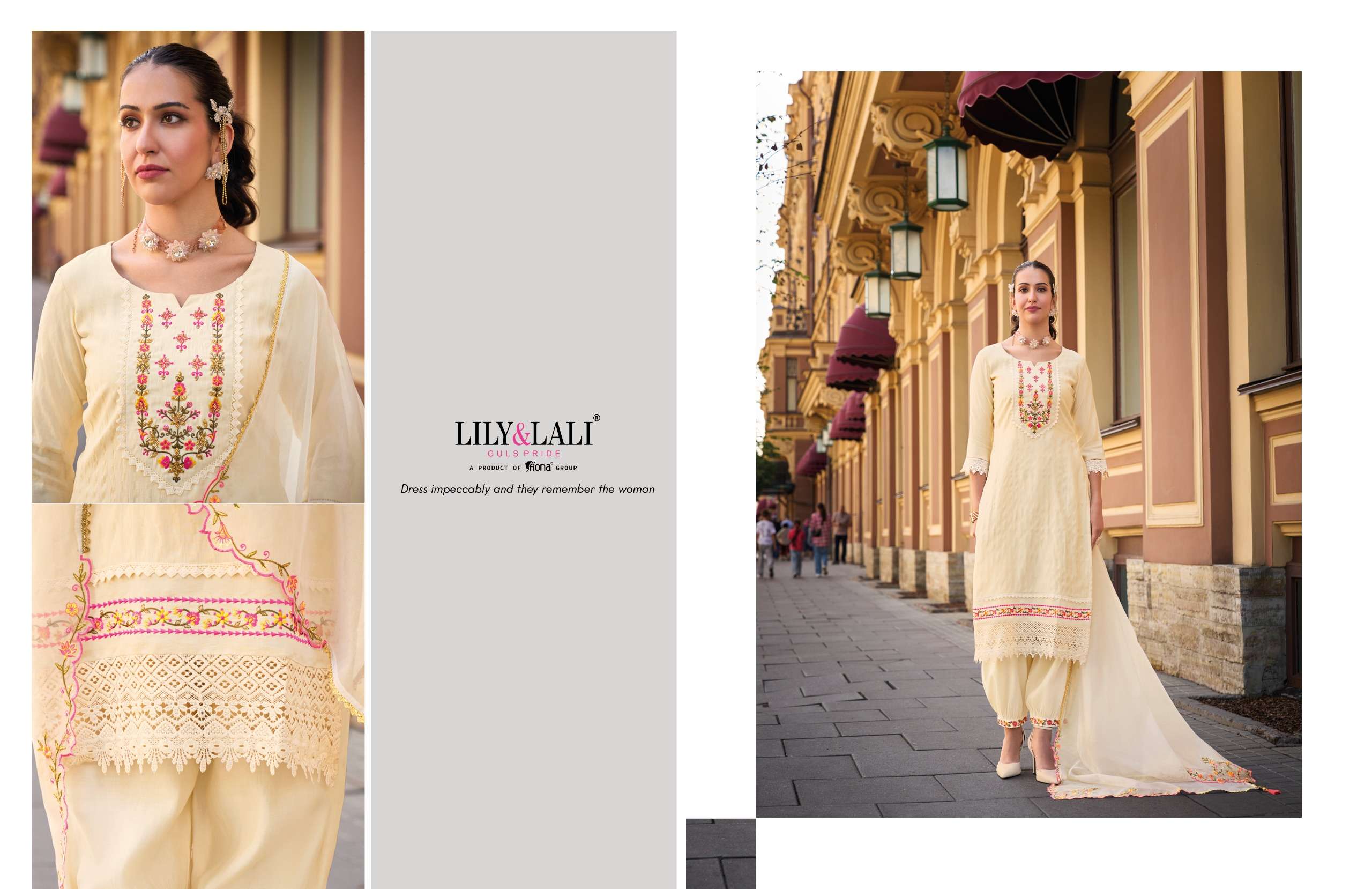 lily and lali mehwish jacquard new nad modern look top bottm with dupatta catalog