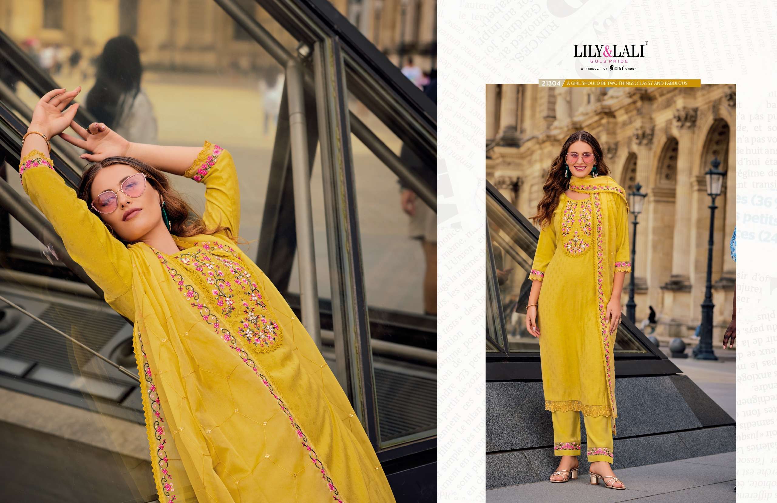 lily and lali mrunal jequard silk exclusive look kurti bottom with  dupatta catalog