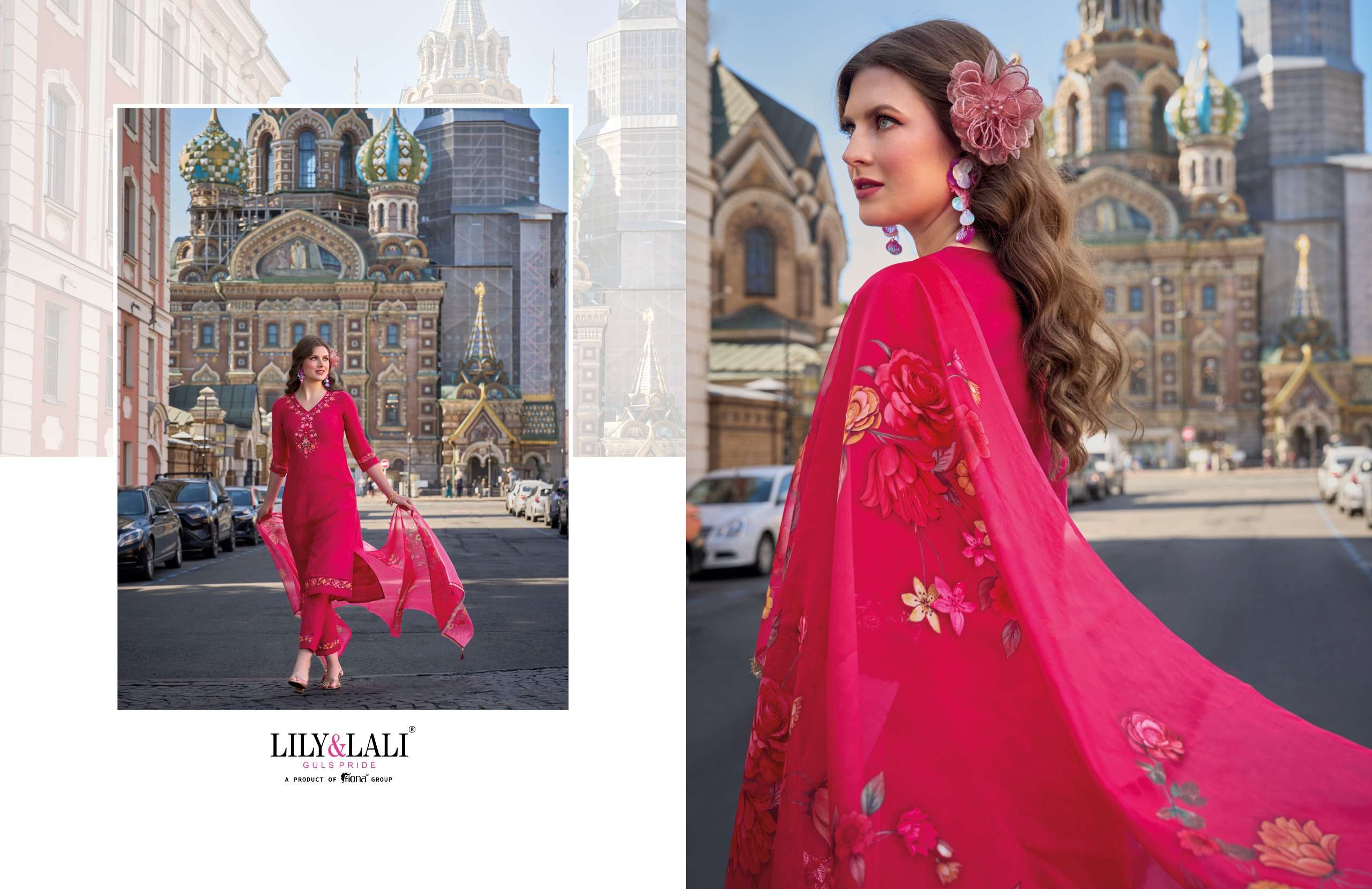 lily and lali srivalli viscose decent embroidery look top bottom with dupatta catalog