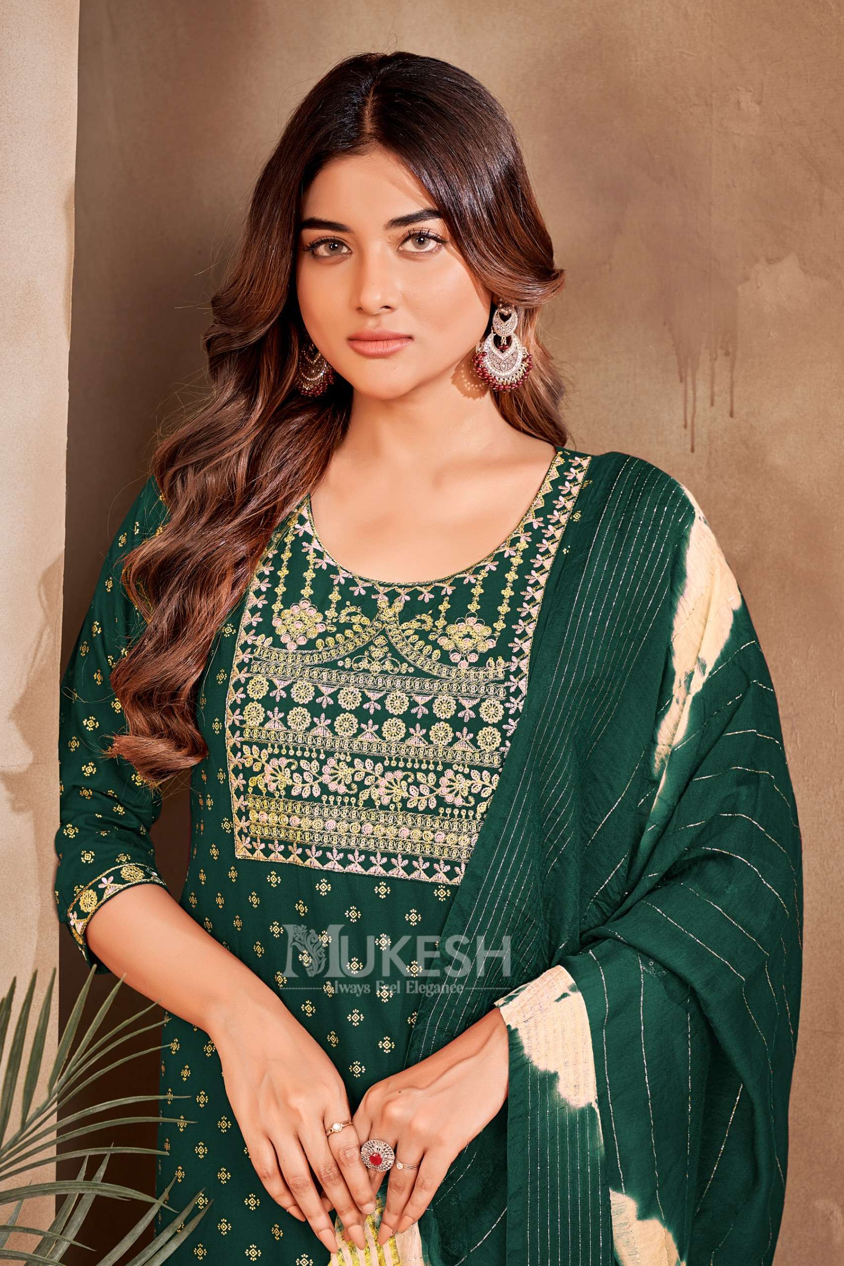 mukesh kavita rayon catchy look kurti bottom dupatta catalog