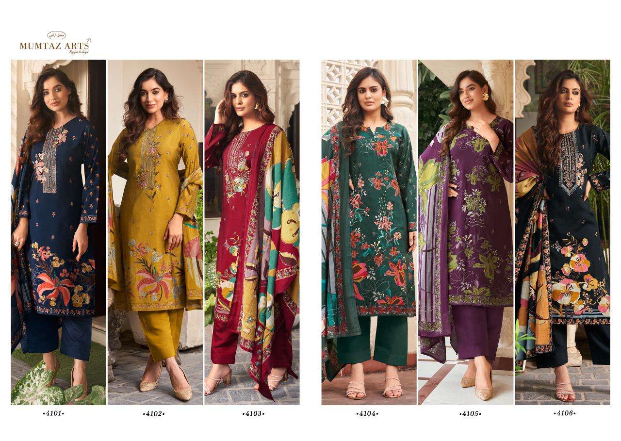 mumtaz art mannat pure viscese elegant look salwar suit catalog