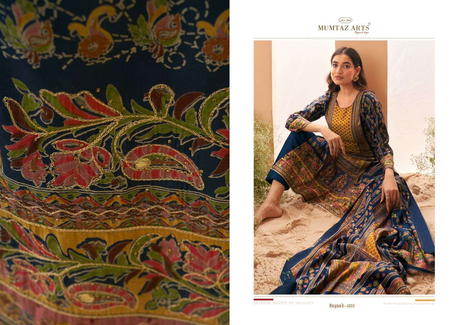 mumtaz art nayaab vol 2 viscose musline decent look salwar suit catalog