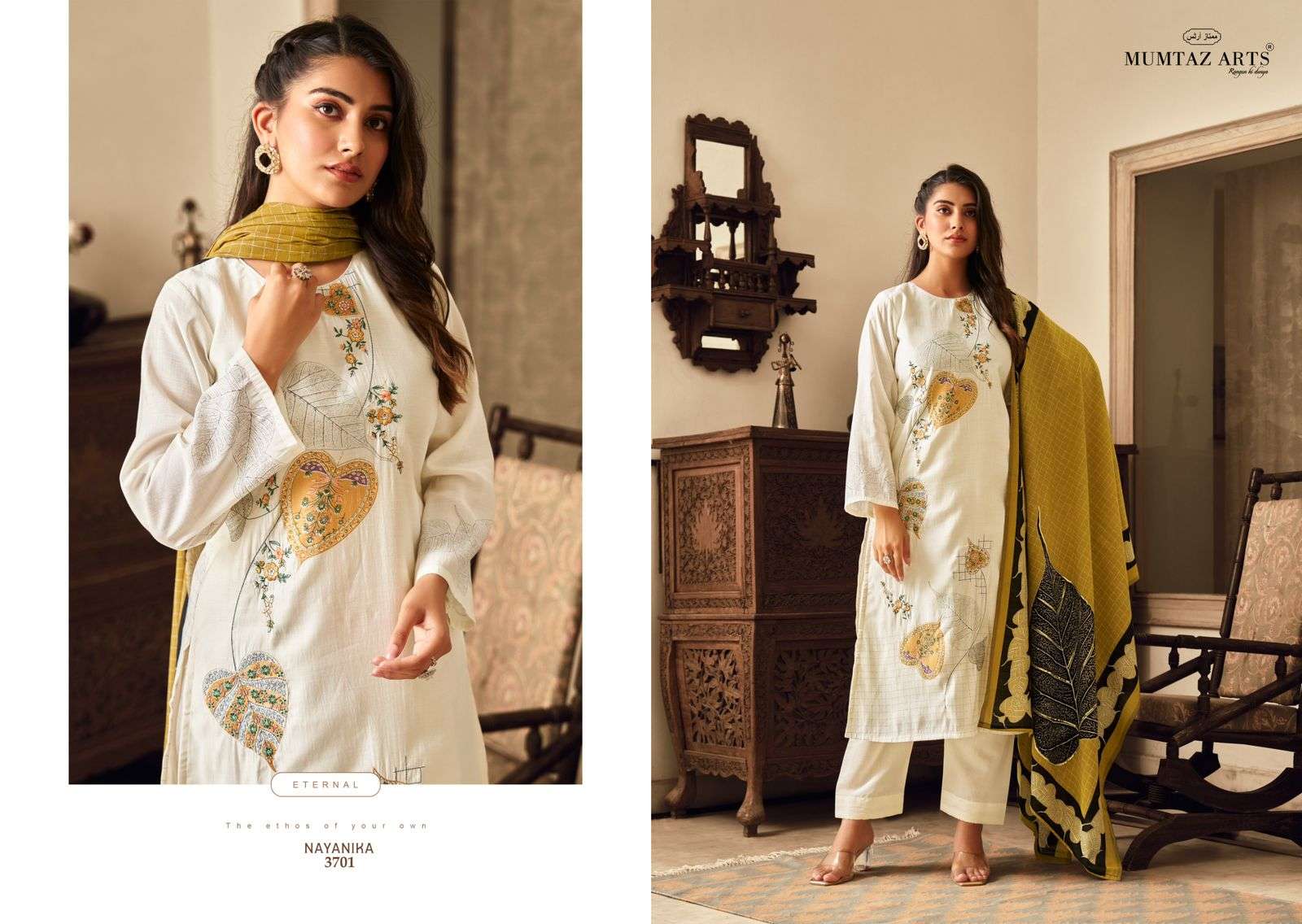 mumtaz art nayanika pure viscose elegant salwar suit catalog