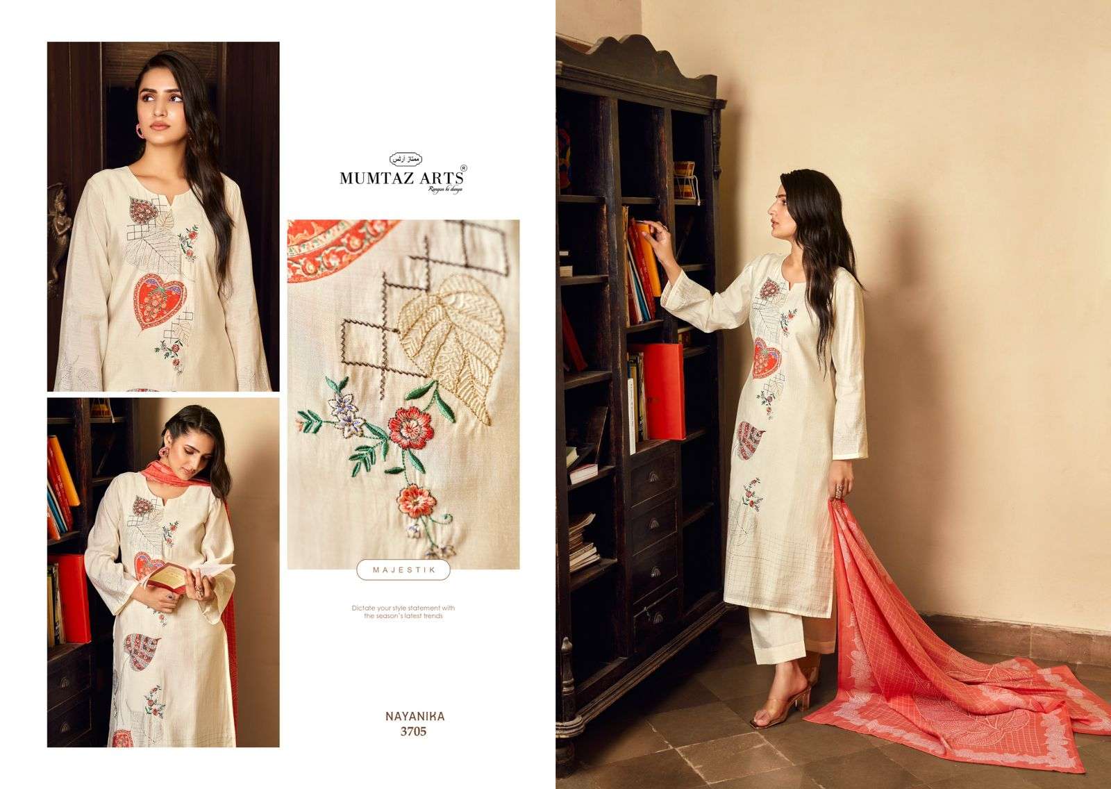 mumtaz art nayanika pure viscose elegant salwar suit catalog