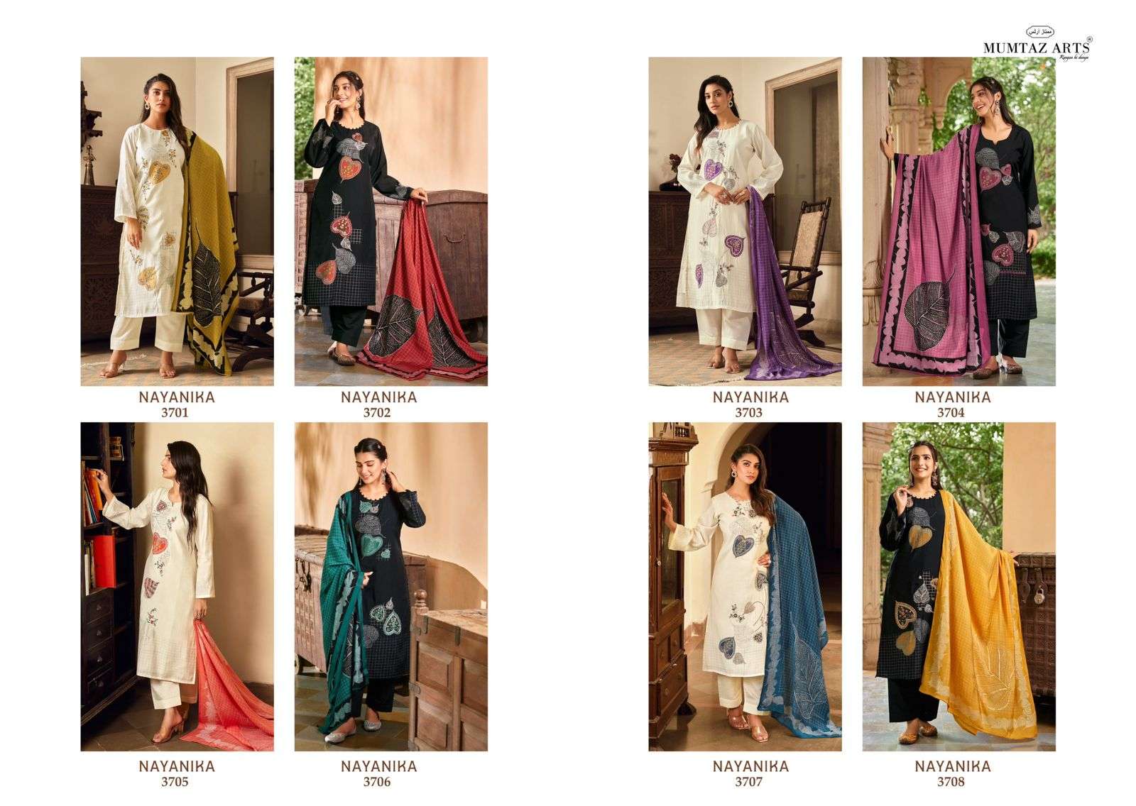 mumtaz art nayanika pure viscose elegant salwar suit catalog