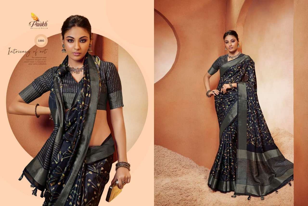 pankh chappa vol 5 chap silk exclusive look saree catalog