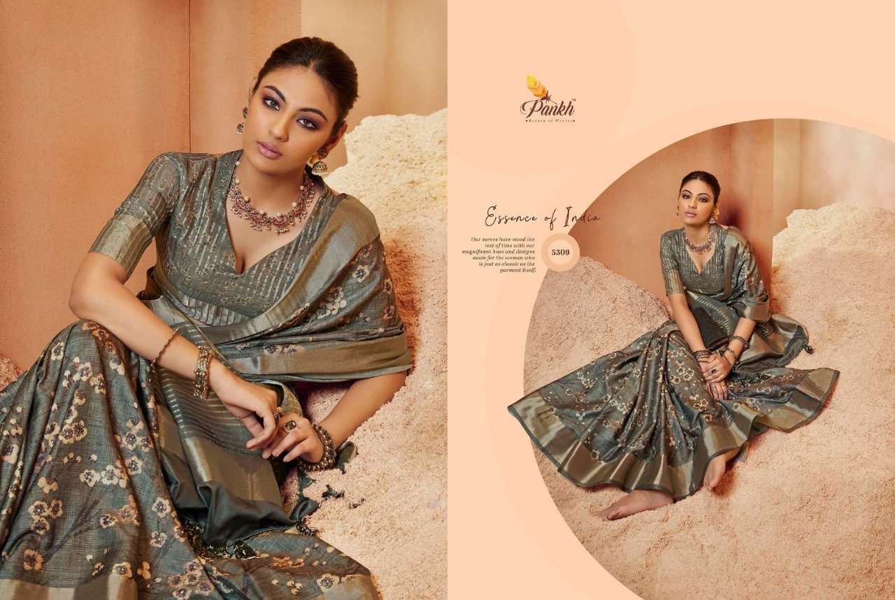 pankh chappa vol 5 chap silk exclusive look saree catalog