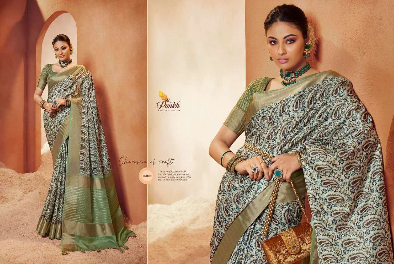 pankh chappa vol 5 chap silk exclusive look saree catalog