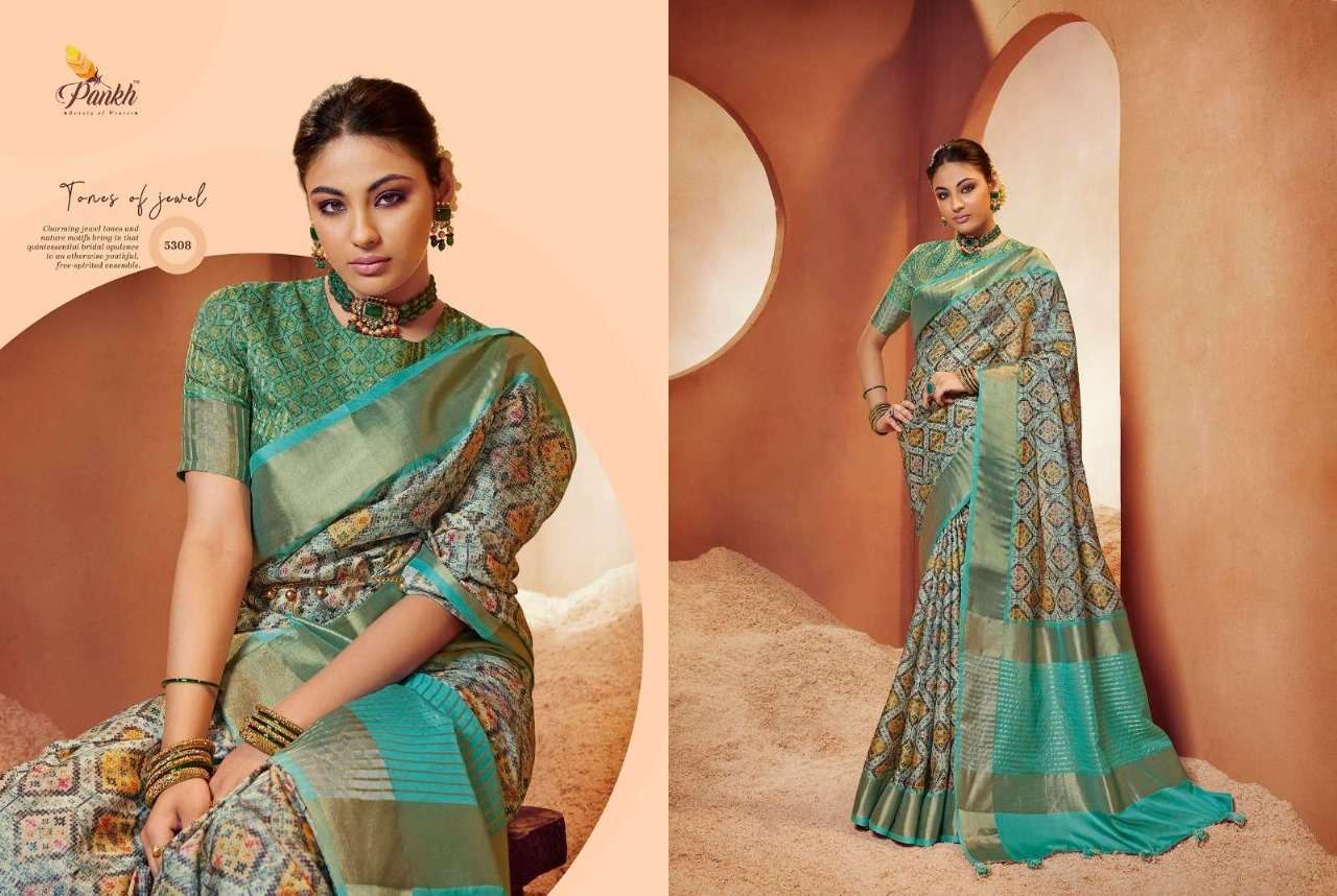 pankh chappa vol 5 chap silk exclusive look saree catalog