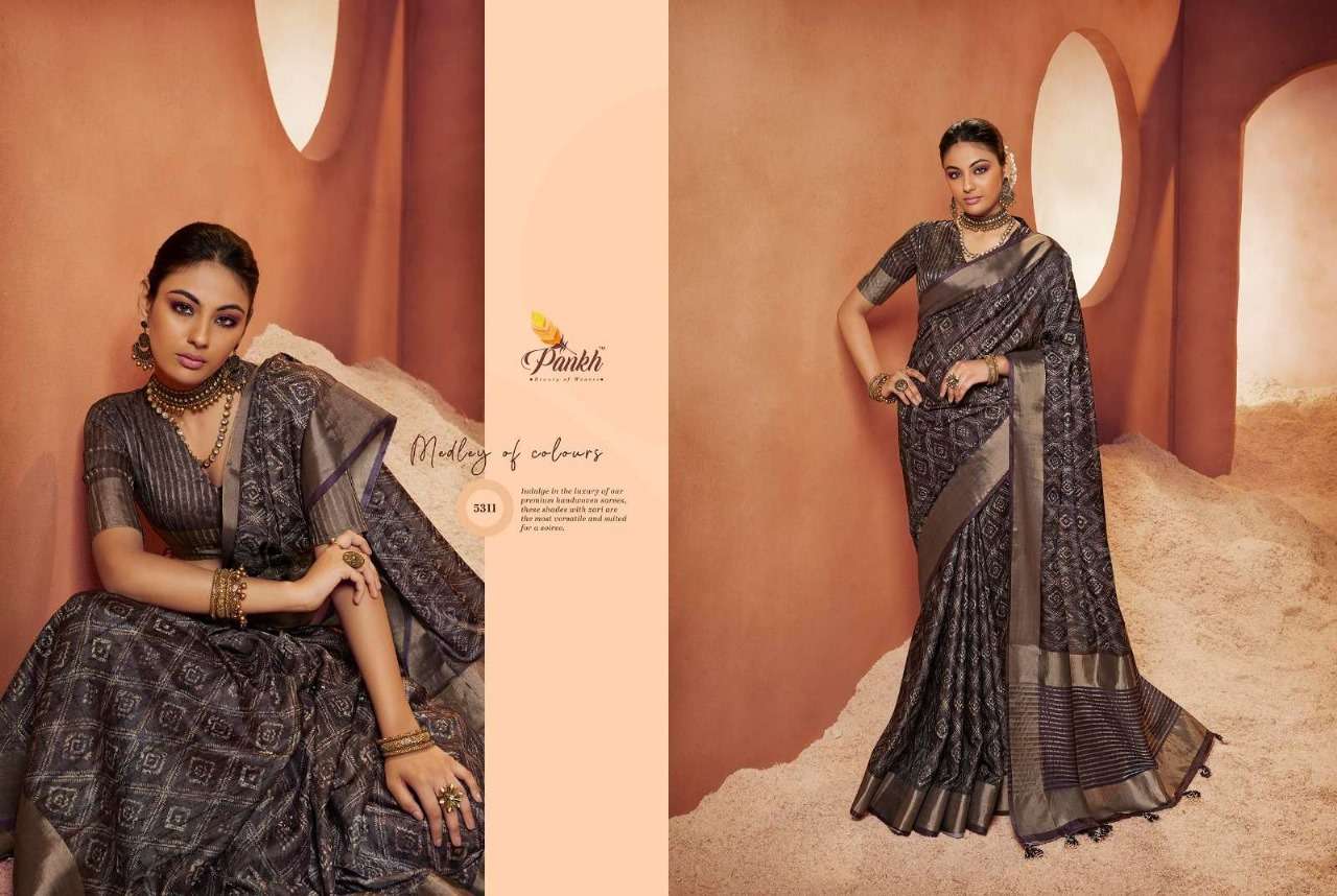 pankh chappa vol 5 chap silk exclusive look saree catalog