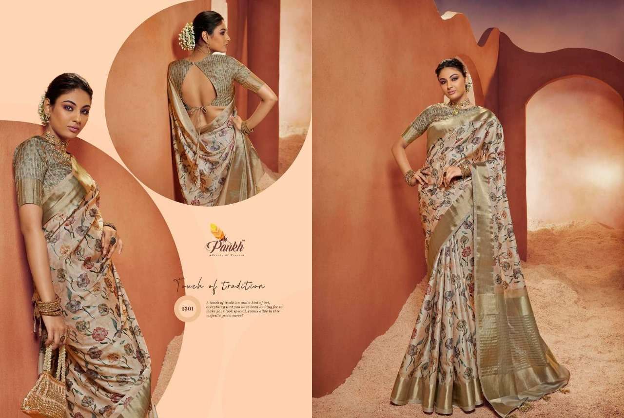 pankh chappa vol 5 chap silk exclusive look saree catalog