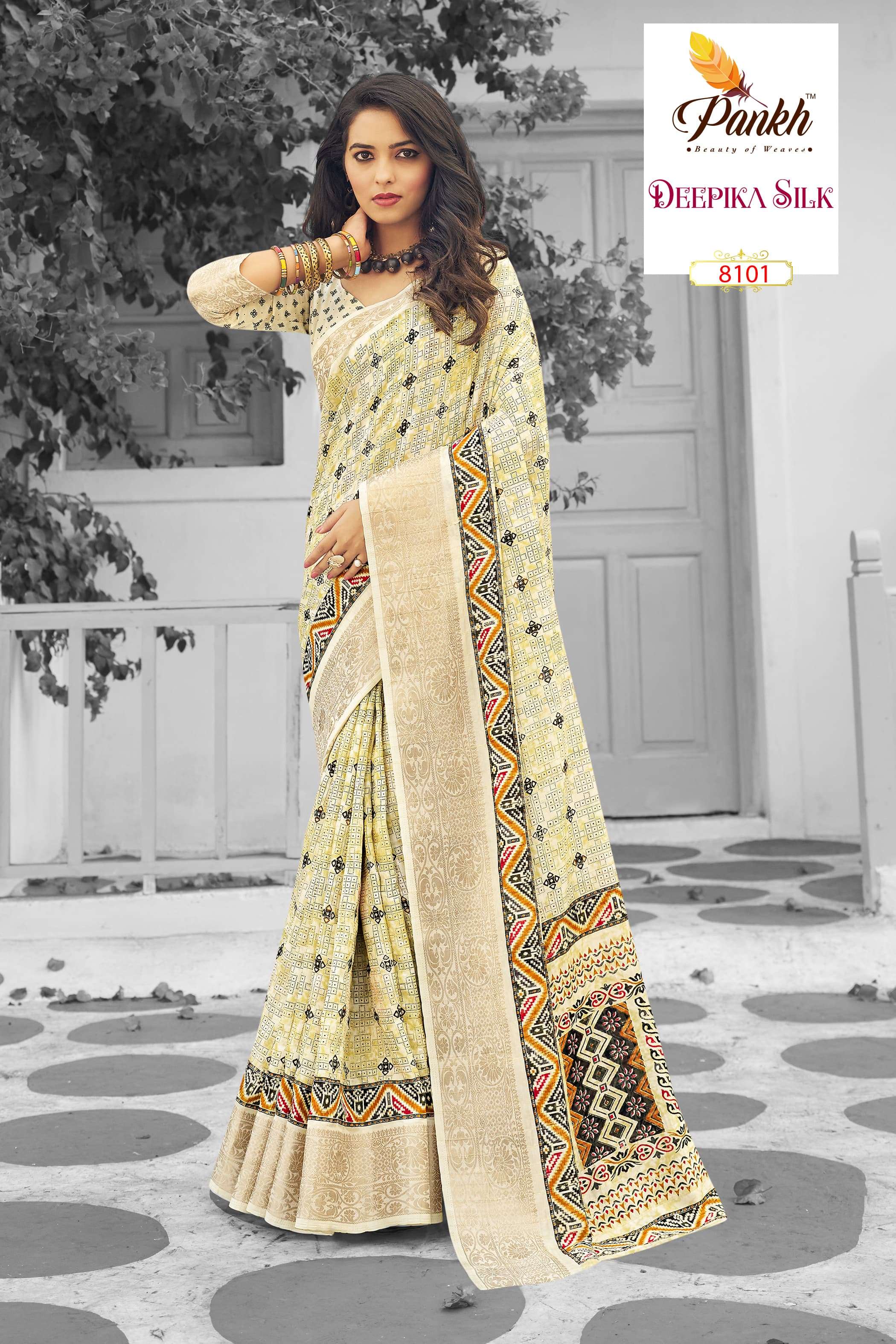 pankh deepika silk munga silk regal look saree catalog