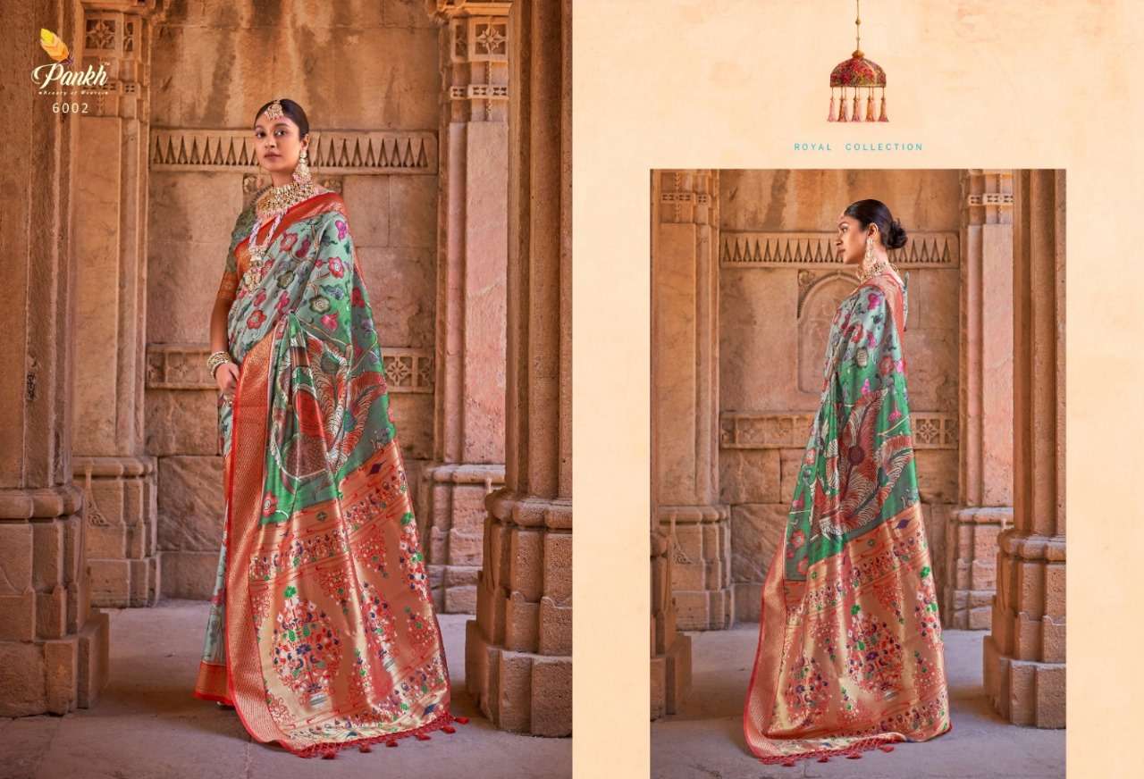 pankh hertiage royal fancy paithani exclusive look saree catalog