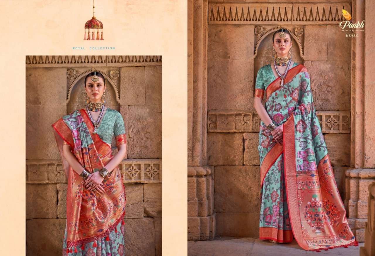 pankh hertiage royal fancy paithani exclusive look saree catalog