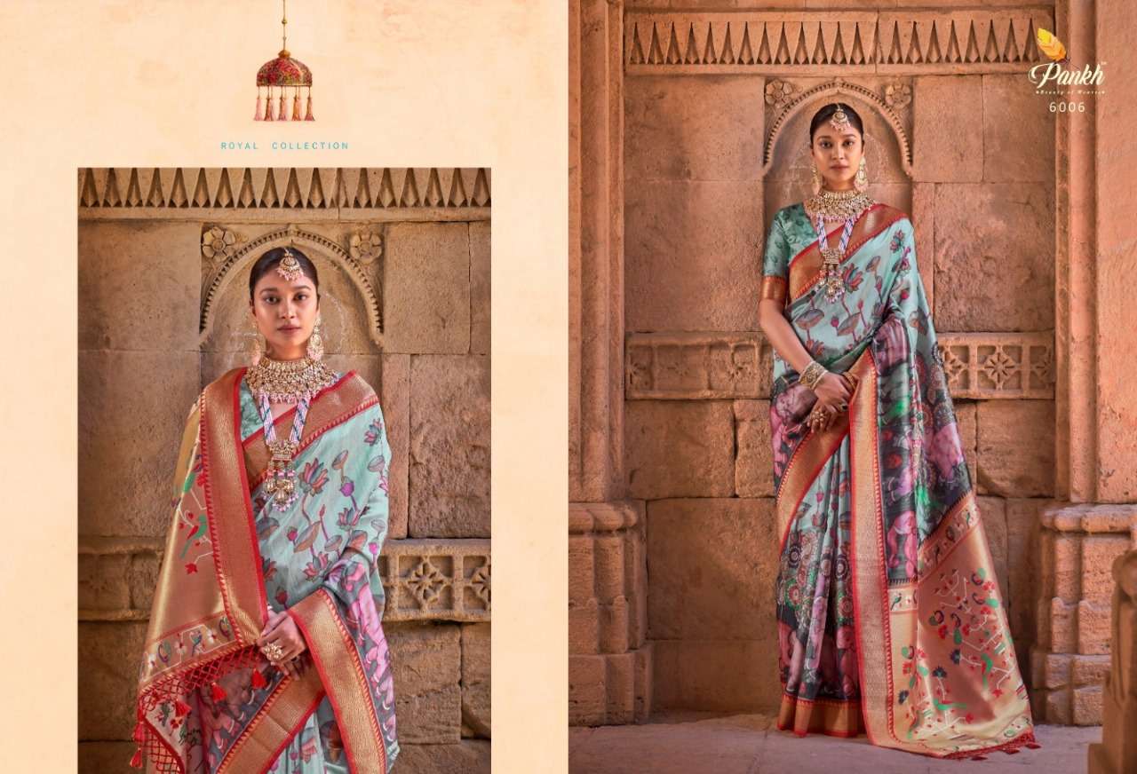 pankh hertiage royal fancy paithani exclusive look saree catalog