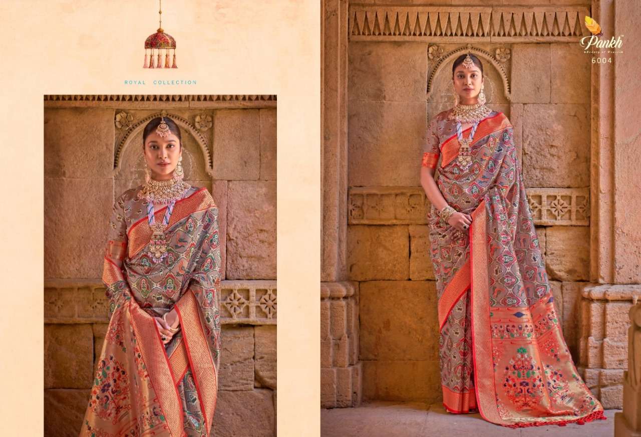 pankh hertiage royal fancy paithani exclusive look saree catalog