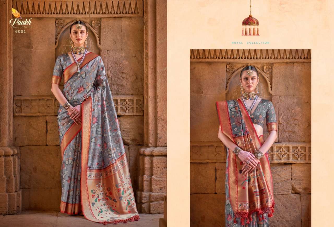 pankh hertiage royal fancy paithani exclusive look saree catalog