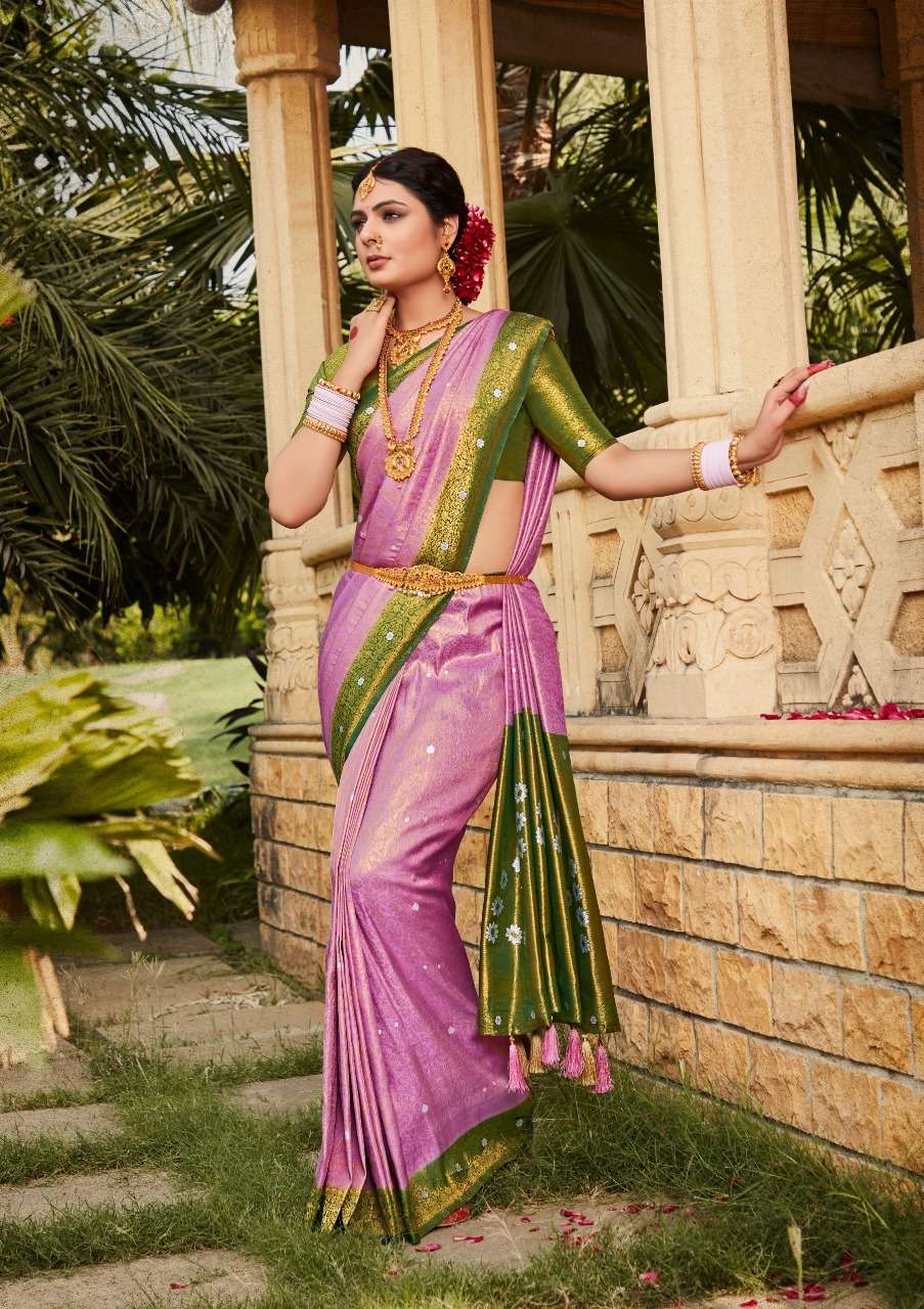 pankh virasat vol 1 soft silk attrective look saree catalog