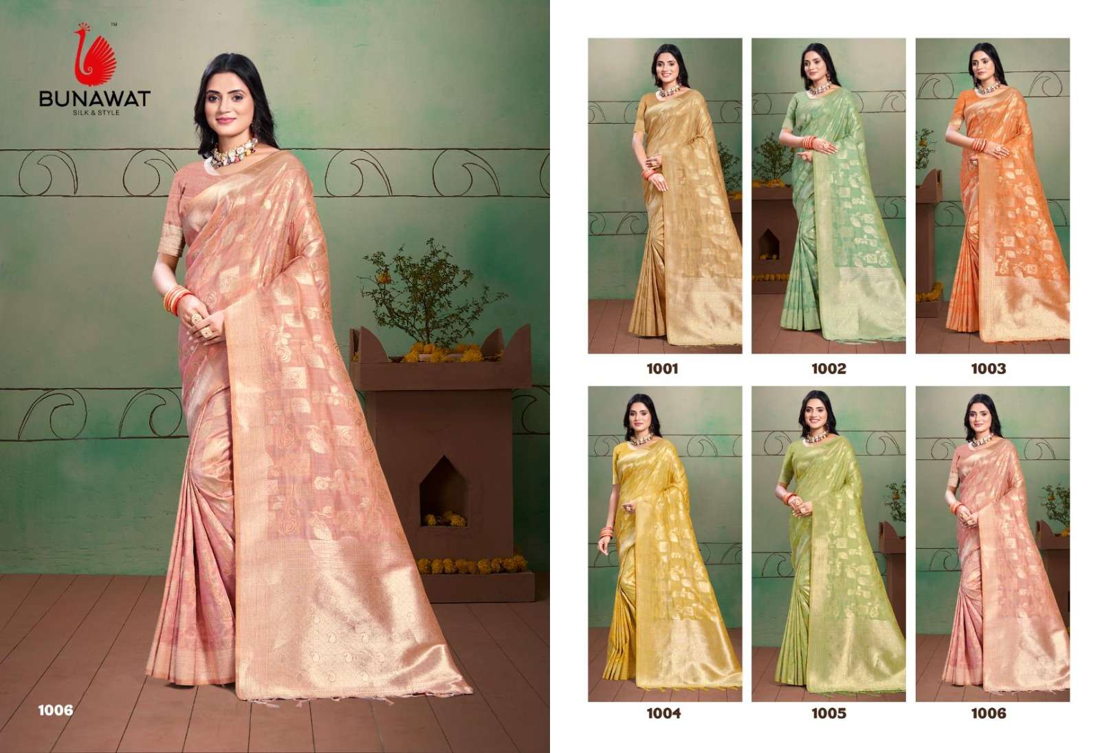 sanam print bunawat Anubhuti Silk VOL 03 silk regal look saree catalog