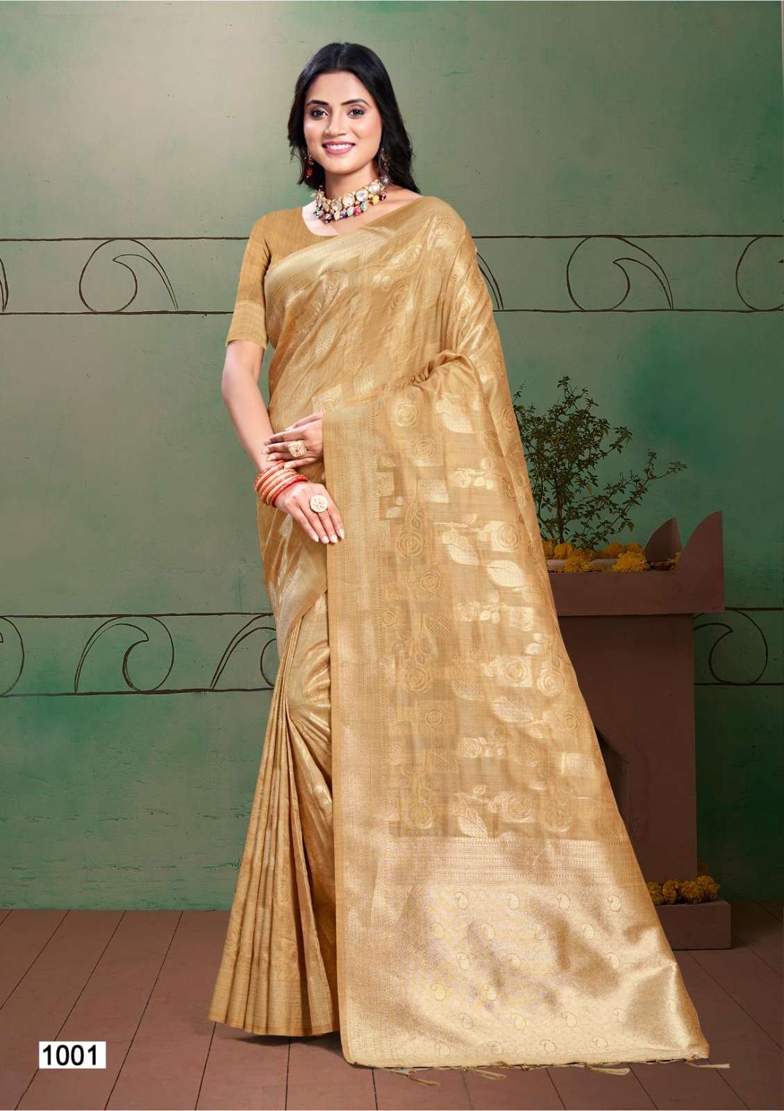 sanam print bunawat Anubhuti Silk VOL 03 silk regal look saree catalog