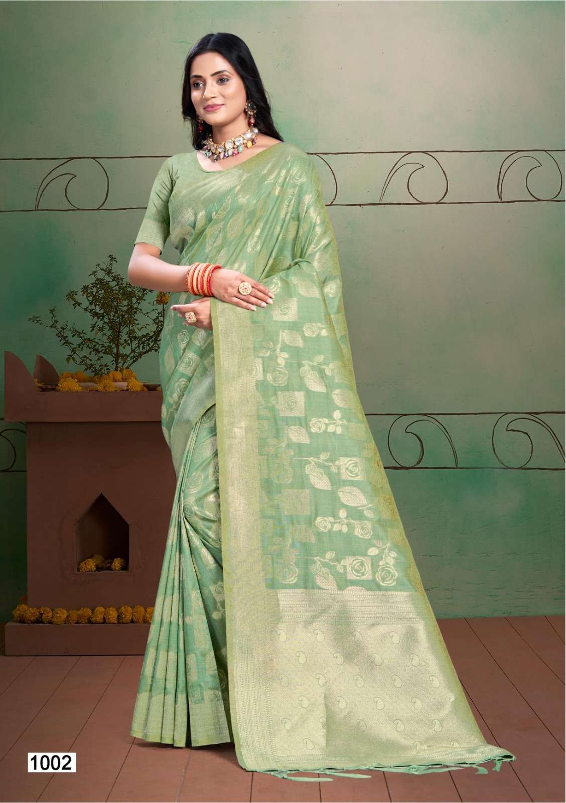 sanam print bunawat Anubhuti Silk VOL 03 silk regal look saree catalog