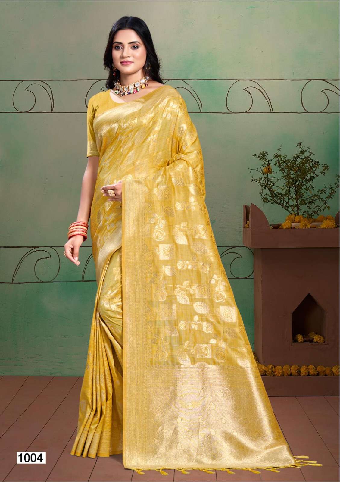 sanam print bunawat Anubhuti Silk VOL 03 silk regal look saree catalog