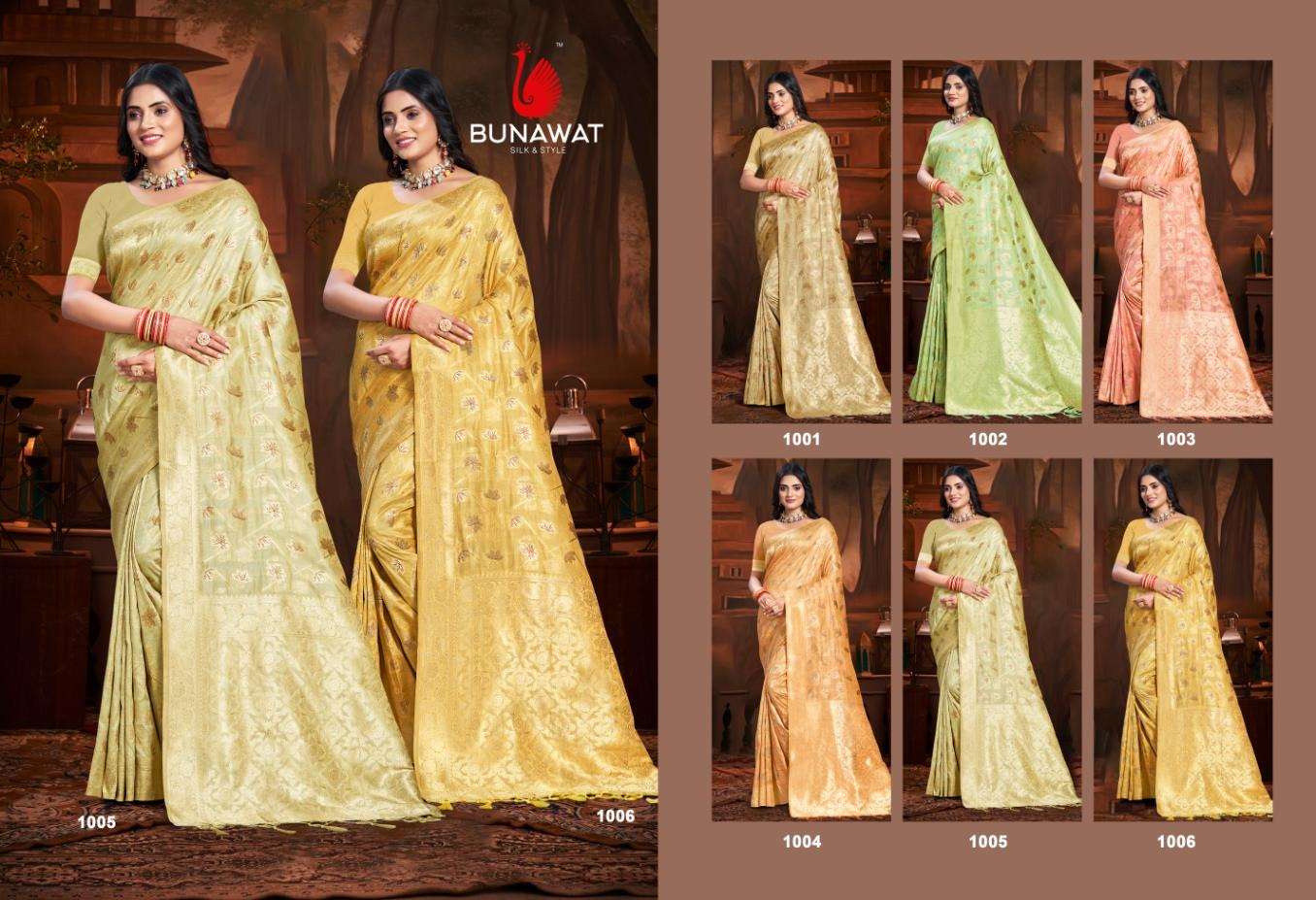 sangam prints bunawat Anubhuti Silk VOL 02 cotton silk exclusive look saree catalog