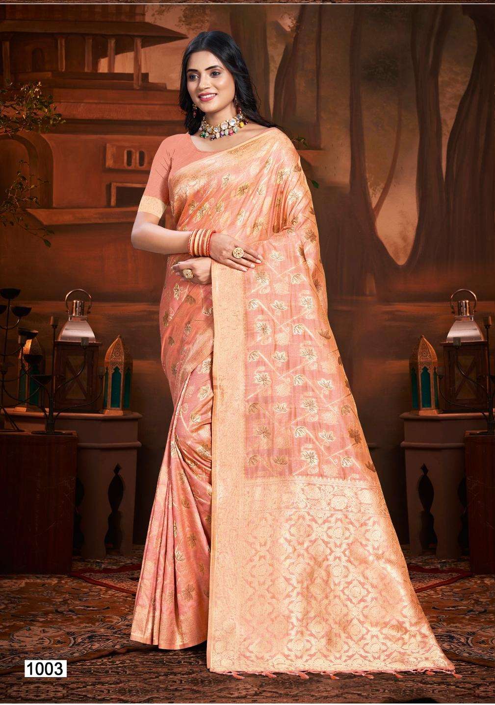 sangam prints bunawat Anubhuti Silk VOL 02 cotton silk exclusive look saree catalog