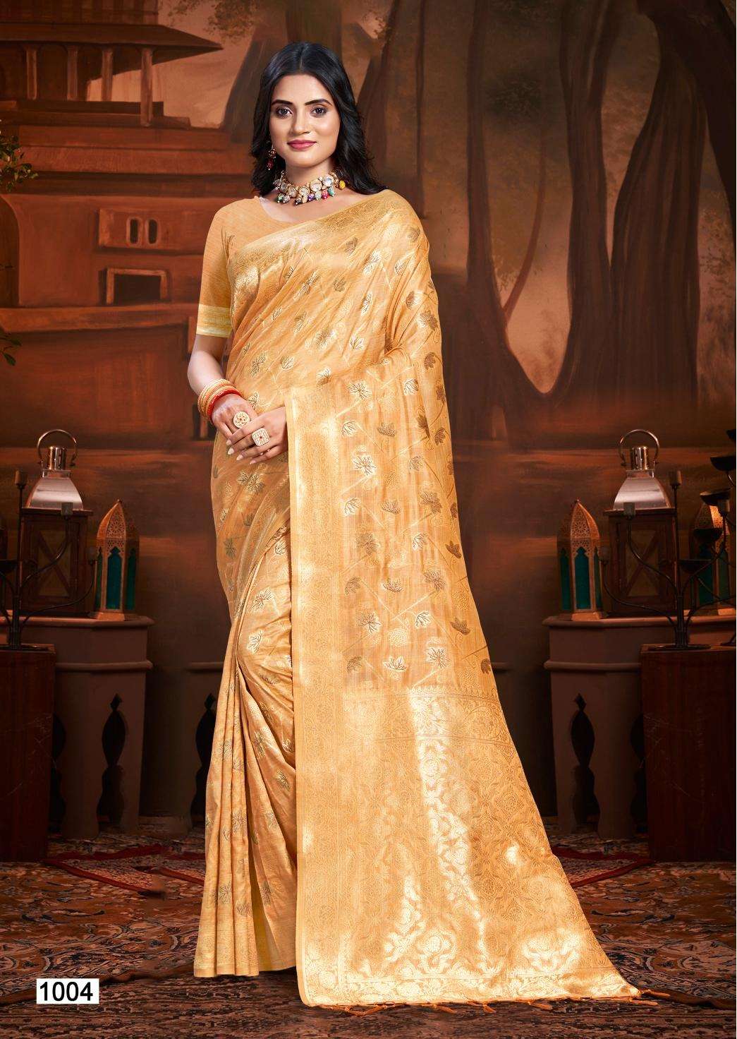 sangam prints bunawat Anubhuti Silk VOL 02 cotton silk exclusive look saree catalog