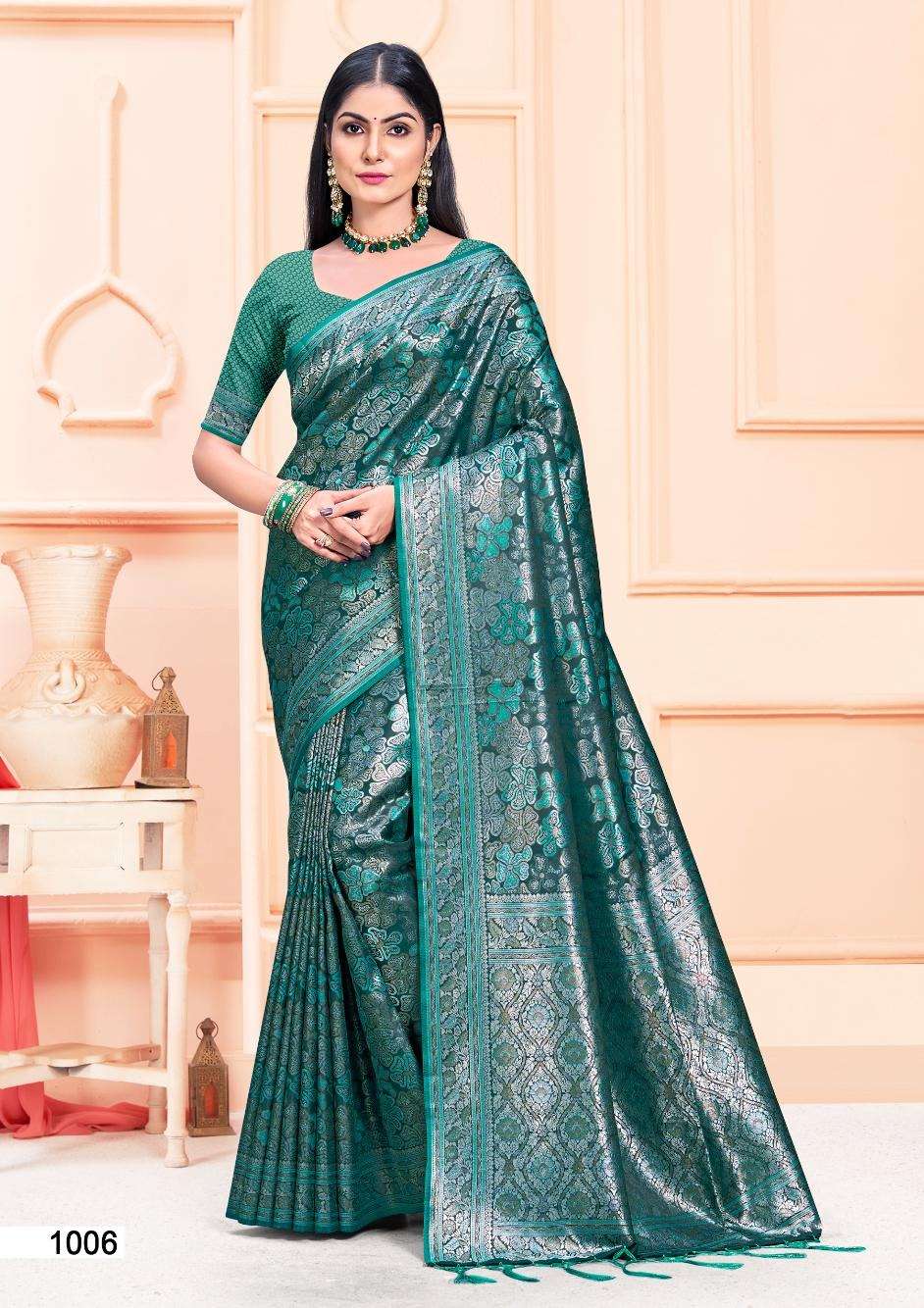 sangam prints bunawat asha satan satin silk exclusive look saree catalog