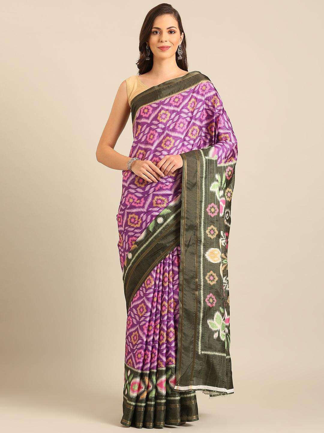 sangam prints bunawat Manipuri Patola Handloom cotton exclusive look saree catalog