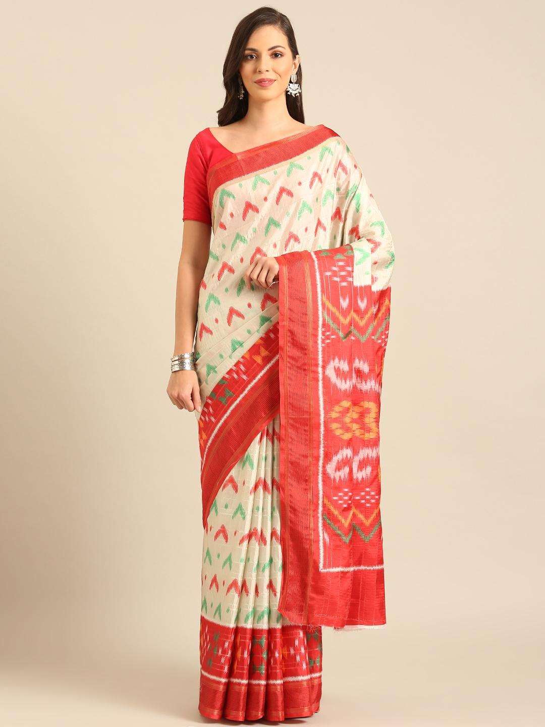 sangam prints bunawat Manipuri Patola Handloom cotton exclusive look saree catalog