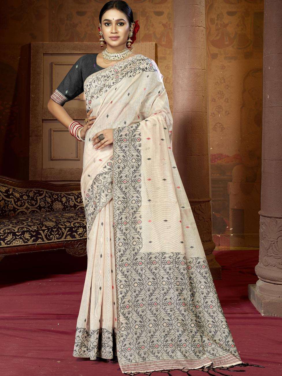 sangam prints bunawat rajyog cotton exclusive look saree catalog