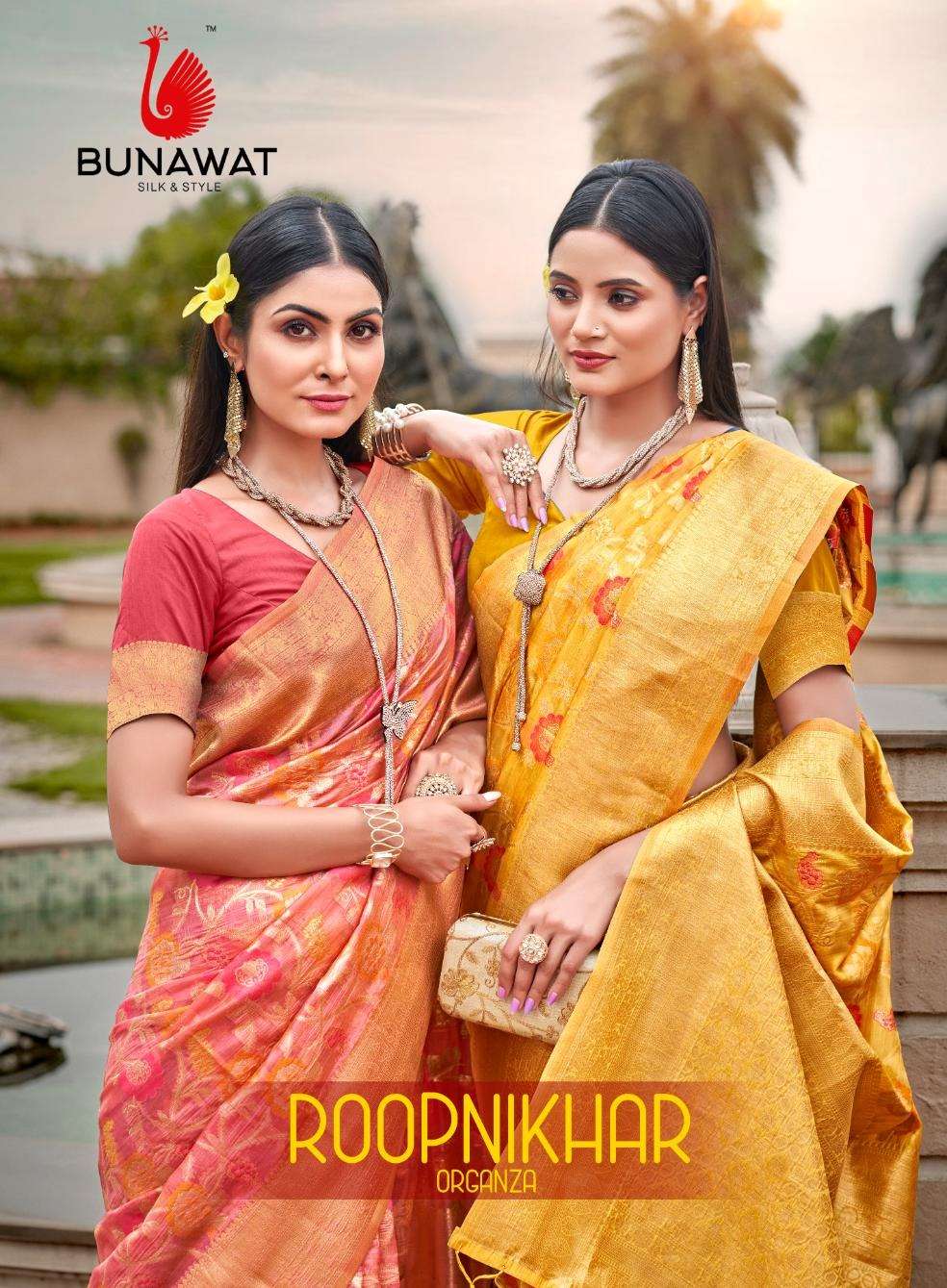 sangam prints bunawat Roopnikhar silk exclusive look saree catalog