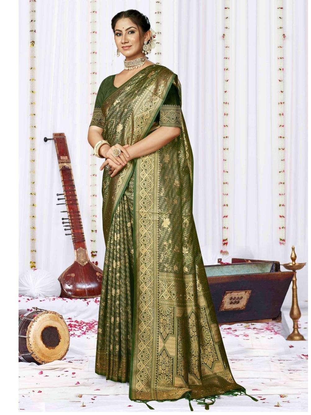 sangam prints bunawat sagarika satan satin silk exclusive look saree catalog