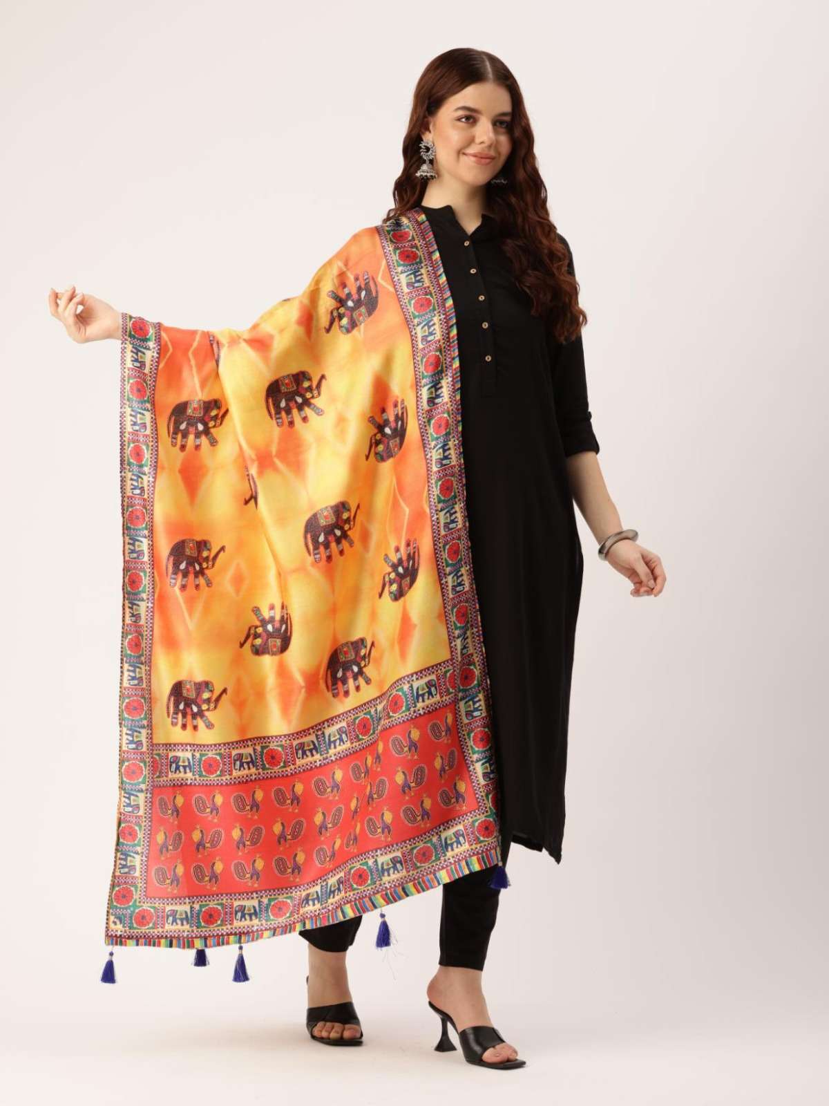 sangam prints bunawat Sangam Dupatta Vol 2 cotton with tussle exclusive look dupatta catalog