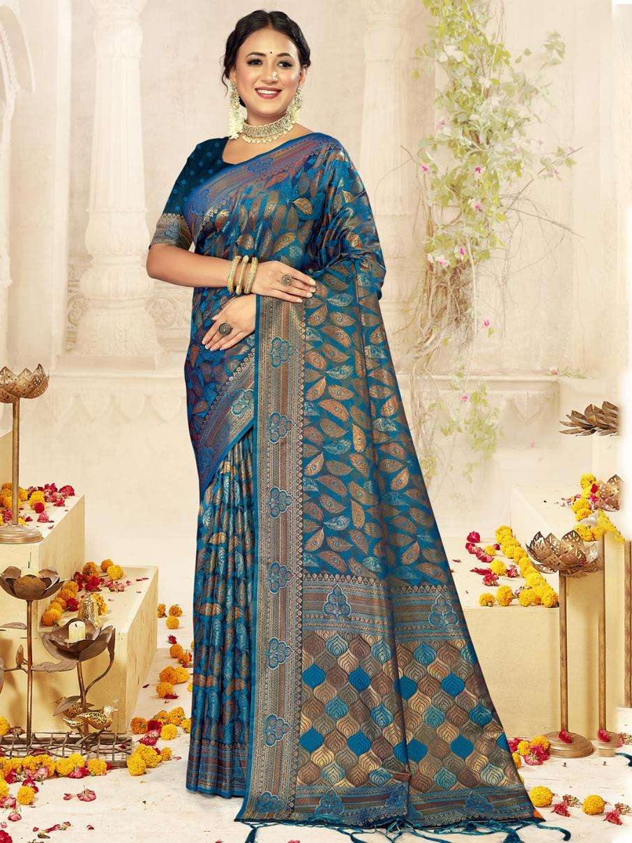 sangam prints bunawat sulekha satan   satin silk decent look saree catlog