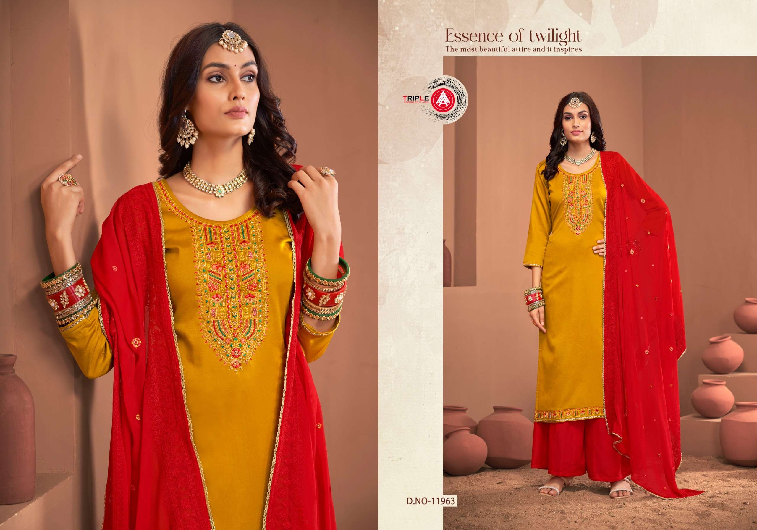 triple aaa noopur edition 3 pure jam silk cotton exclusive look salwar suit catalog