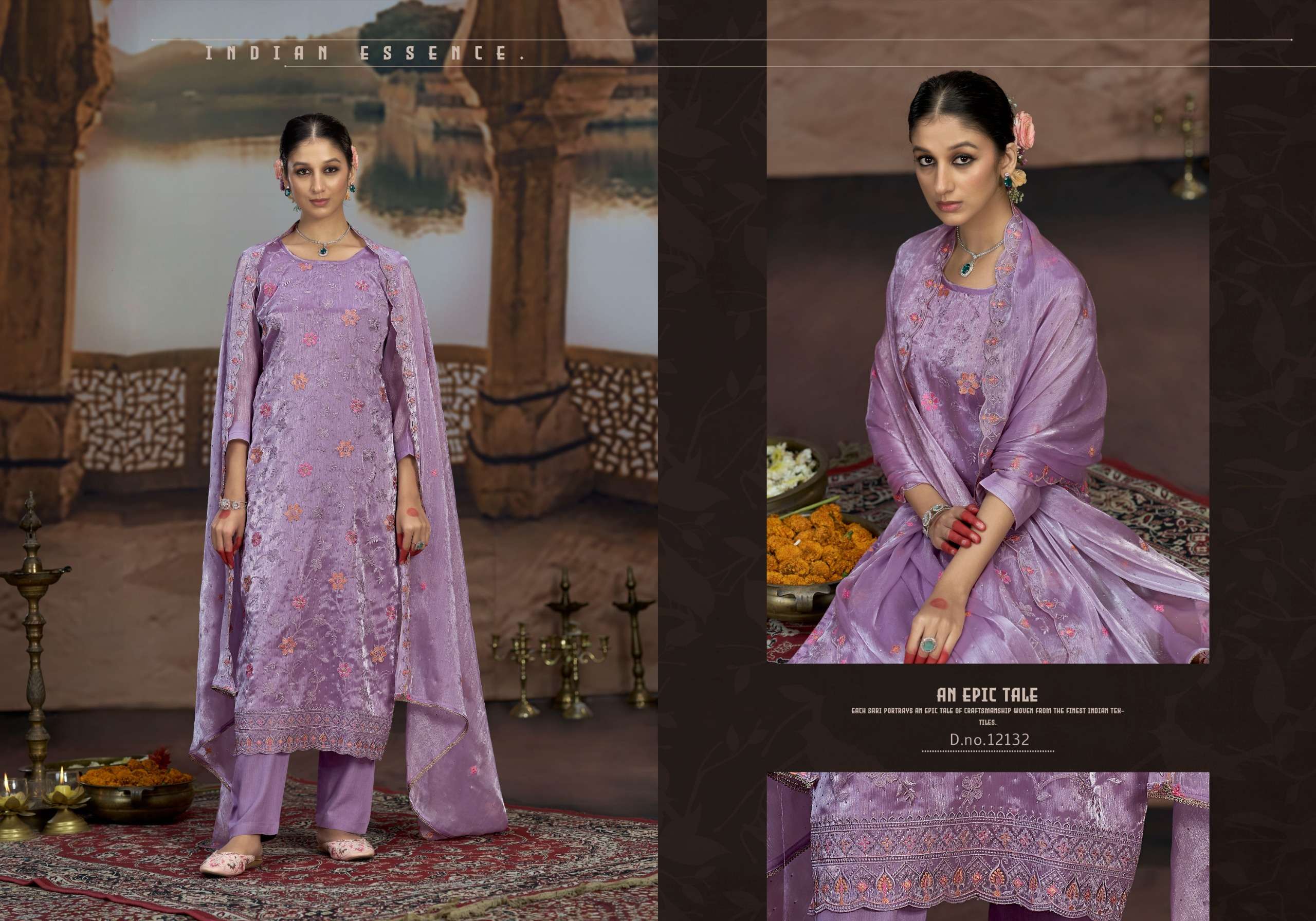 triple aaa oscar Berberry Silk exclusive look salwar suit catalog