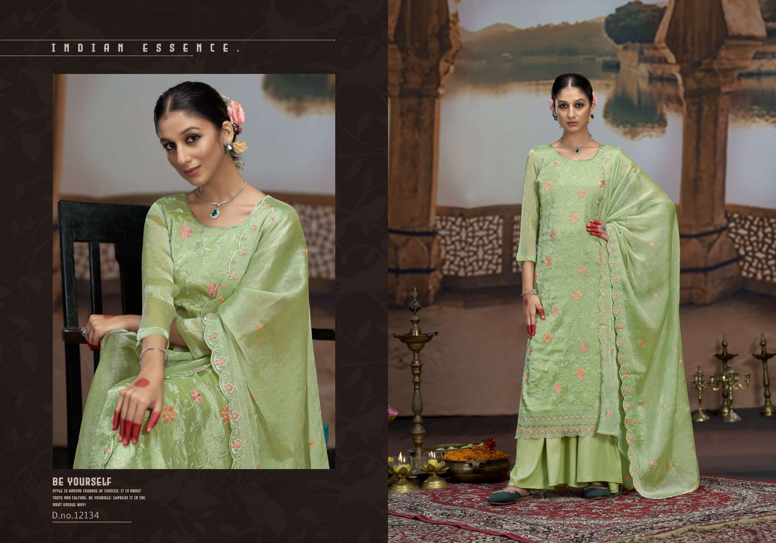 triple aaa oscar Berberry Silk exclusive look salwar suit catalog