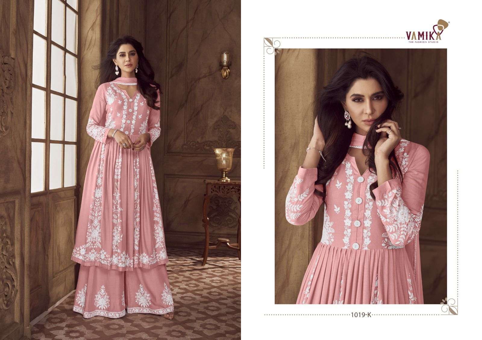 vamika tm lakhnavi vol 4 silver coin rayon exclusive look salwar suit catalog