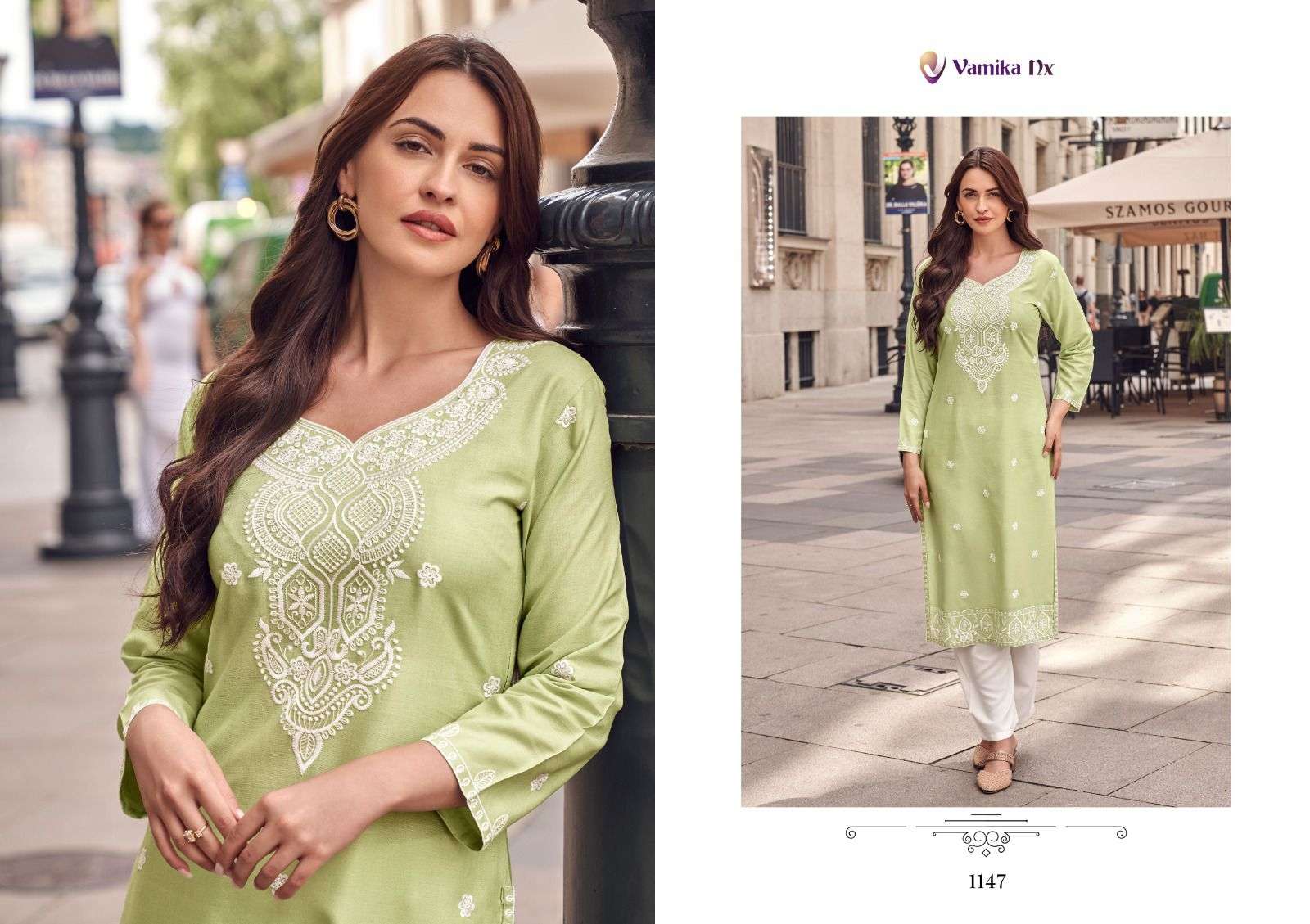 vamika tm rooh vol 8 d no 1142 to 1147 rayon viscose exclusive look top bottom with dupatta catalog