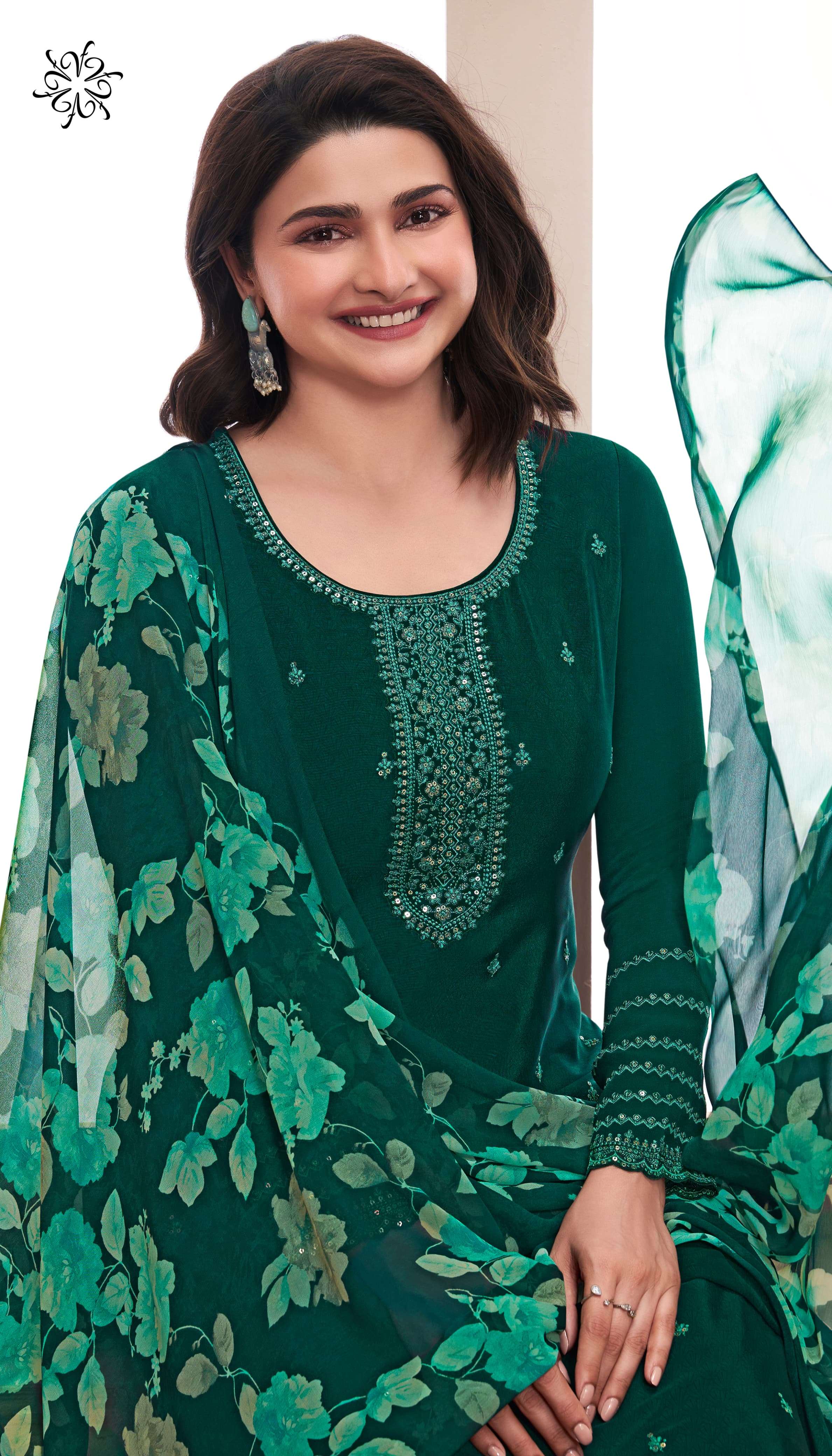 vinay fashion  silkina royal crepe 46 royal crepe exclusive print salwar suit catalog