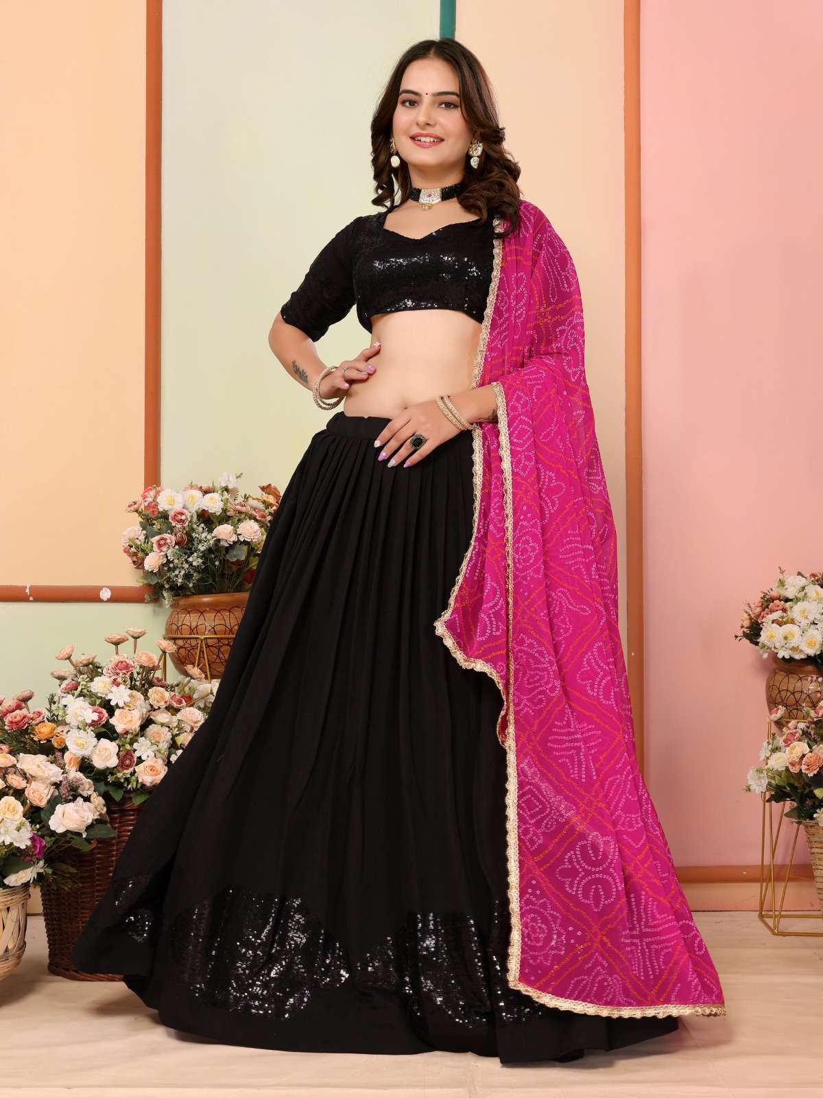 vivera aaradhya  vichitra decent embroidery look lehenga choli catalog